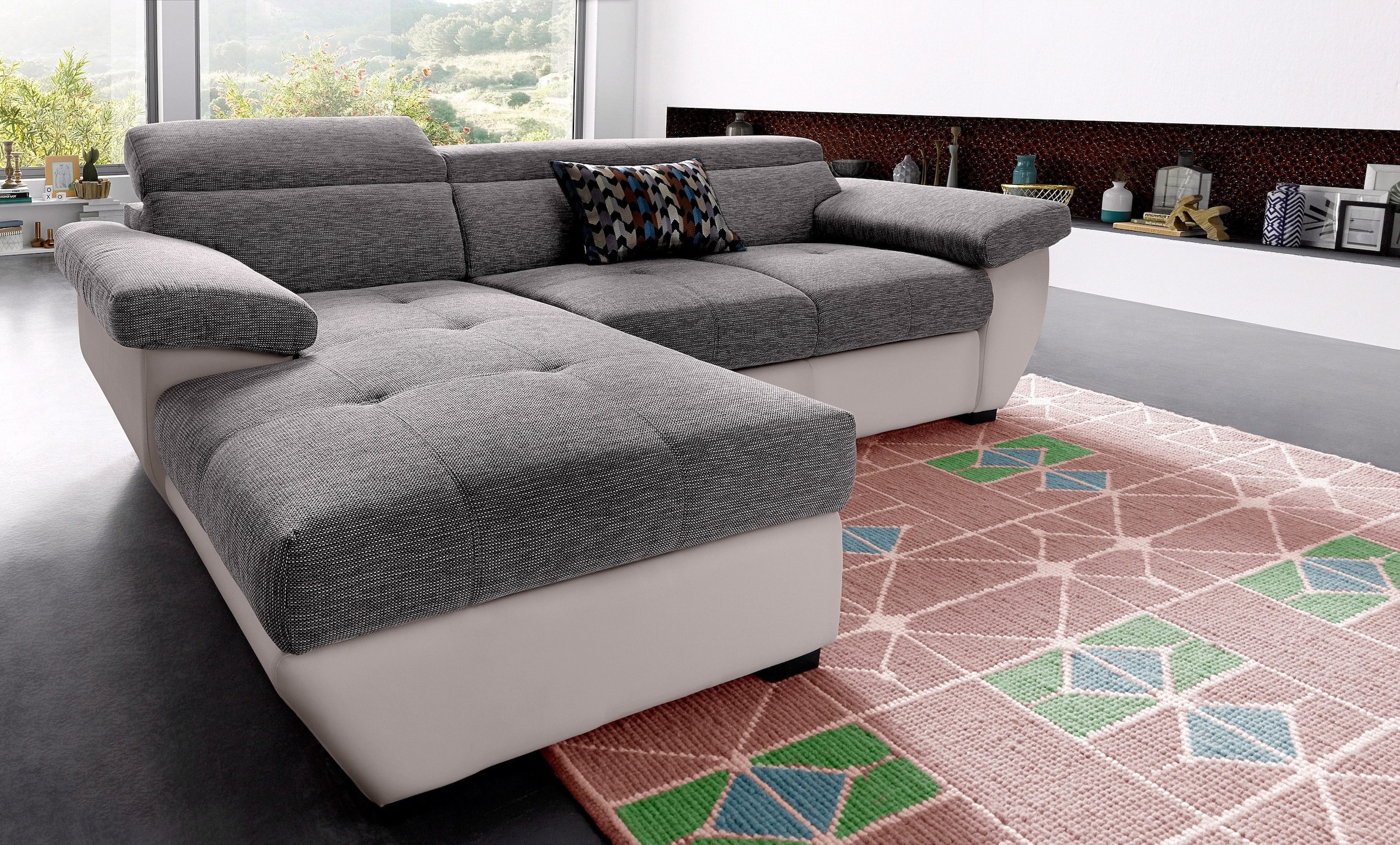 COTTA Polstergarnitur »Speedway L-Form«, (Set), Set bestehend aus: Ecksofa günstig online kaufen