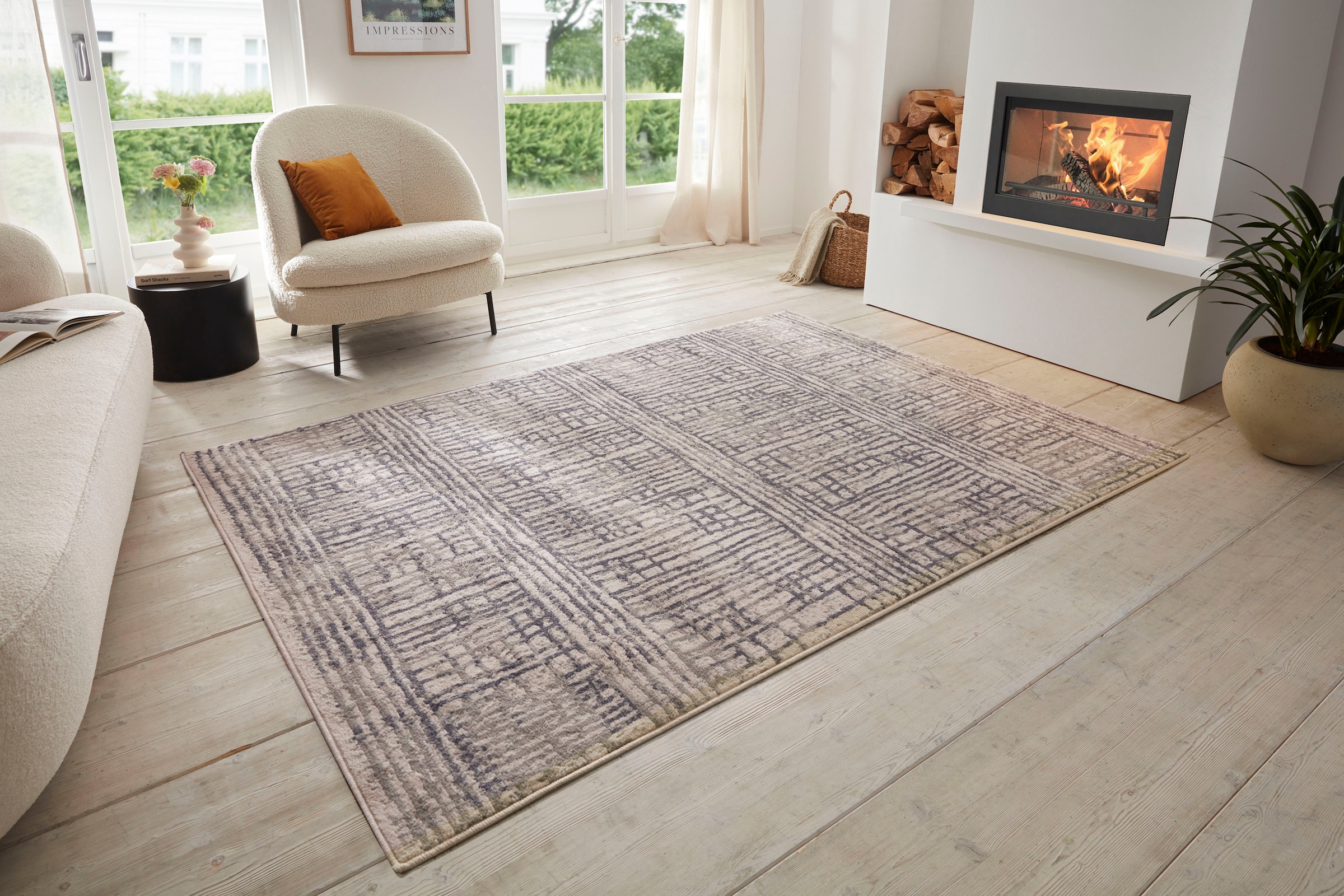 HANSE Home Teppich »Sole«, rechteckig, 8 mm Höhe, Kurzflor, Läufer, Vintage, Wohnzimmer, Schlafzimmer, Esszimmer, Flur