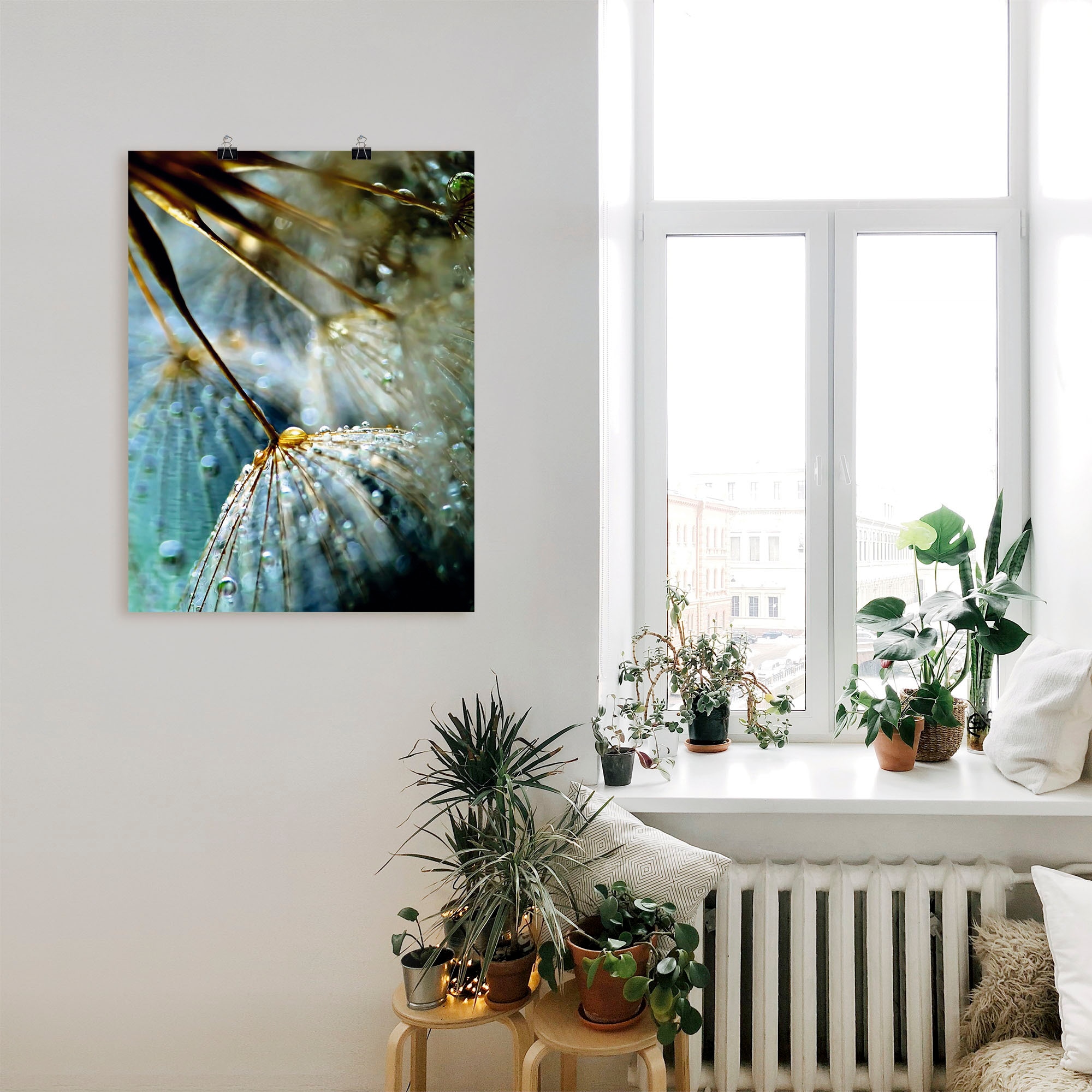 Artland Wandbild »Pusteblume Mystische Schönheit«, Blumen, (1 St.), als Alubild, Outdoorbild, Leinwandbild, Poster, Wandaufkleber