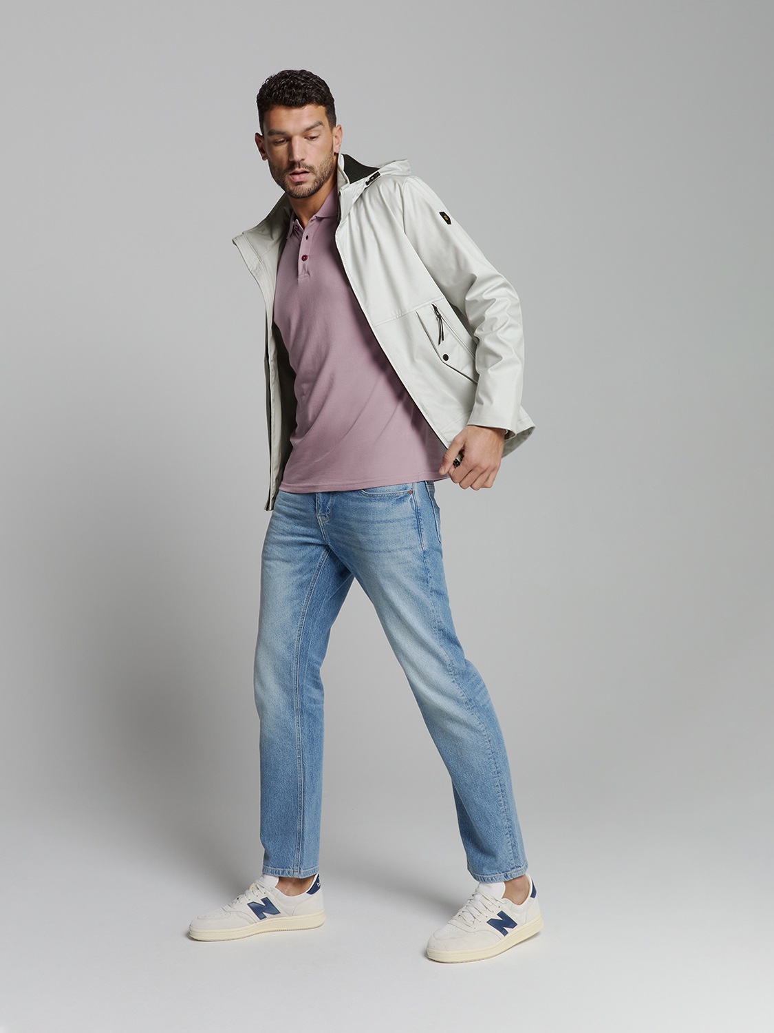 NO EXCESS Kurzjacke »No Excess Jacke mit abnehmbarer kapuze«