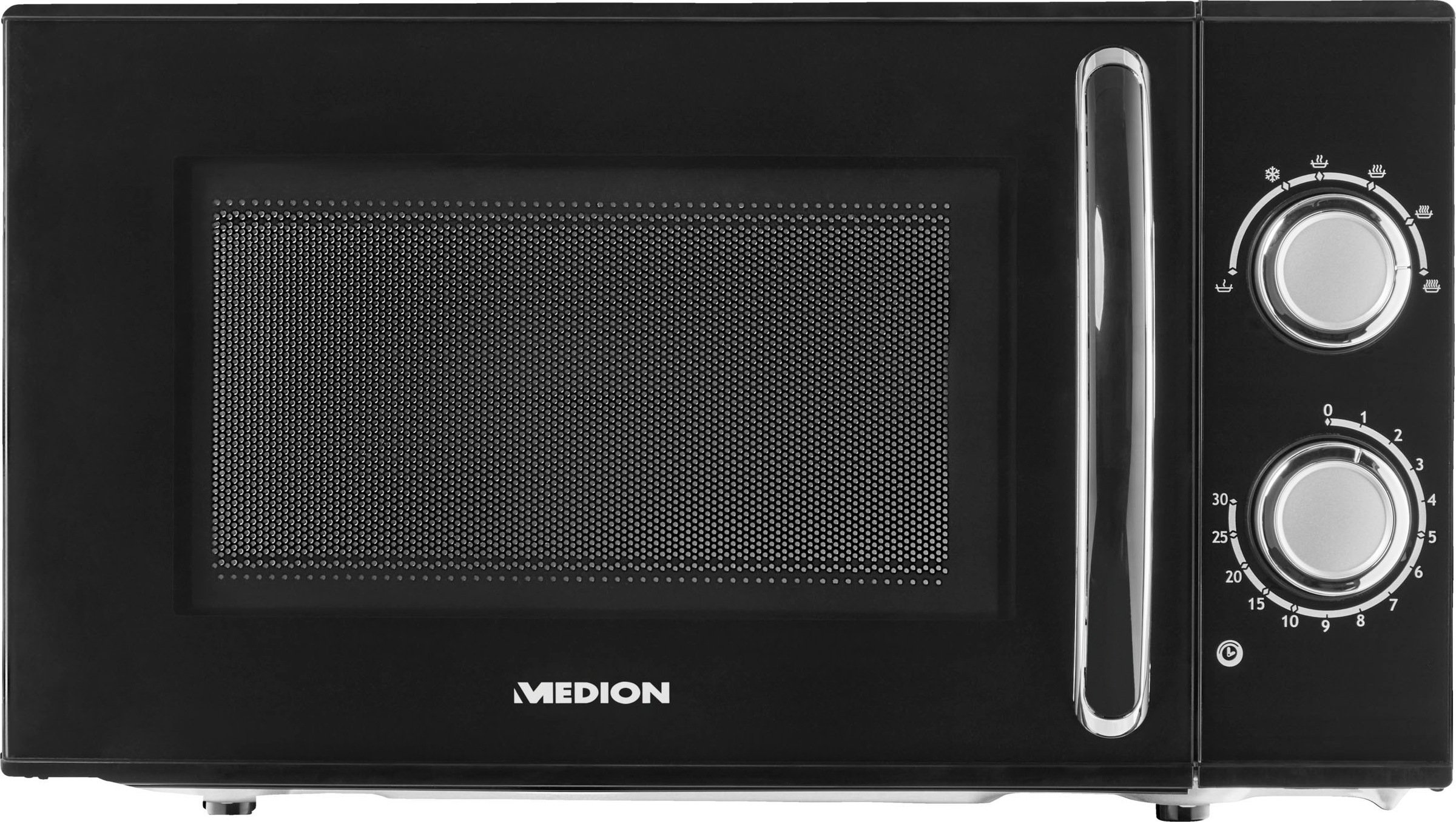 Medion® Mikrowelle »MD 15644«, Mikrowelle, 700 W, Leistung 700 W, 6 Leistungsstufen, Auftaufunktion