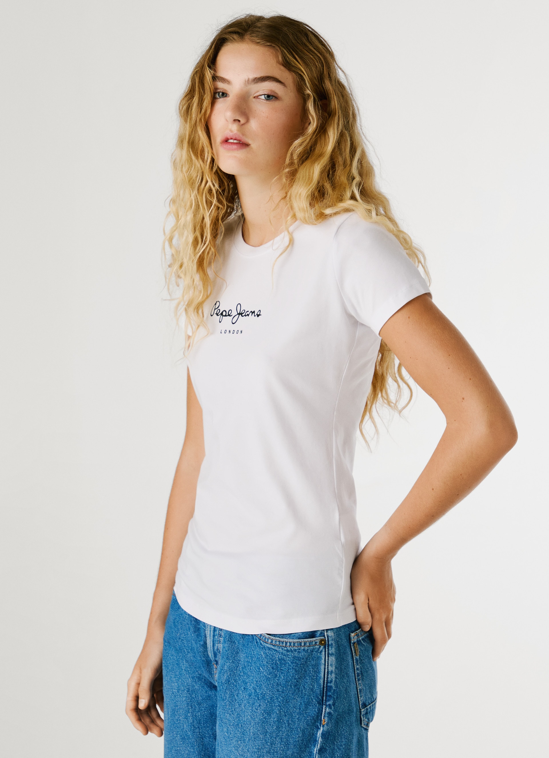 Pepe Jeans T-Shirt »NEW VIRGINIA« mit Logo-Print