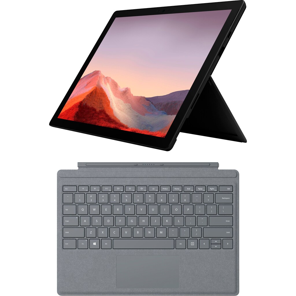 Microsoft Convertible Notebook »MICROSOFT Surface Pro7 + Cover(P)«, 31 cm, / 12,3 Zoll, Intel, Core i7, Iris Plus Graphics, 512 GB SSD