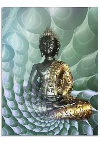 Artland Glasbild »Buddhas Traumwelt CB«, Religion, (1 St.) kaufen