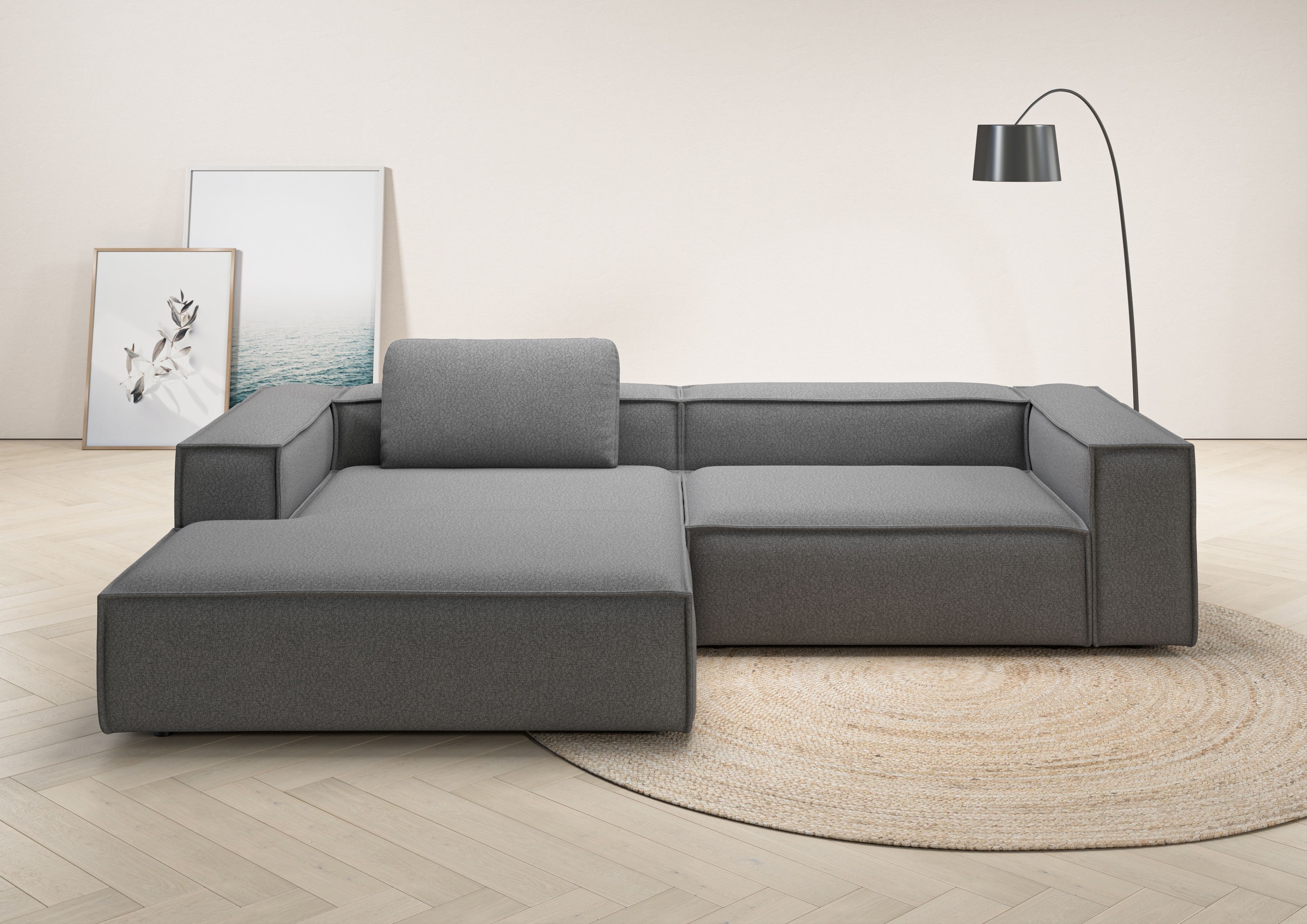 Places of Style Ecksofa »Watertown, modernes XXL L-Form, 306 cm breit«, Gro günstig online kaufen