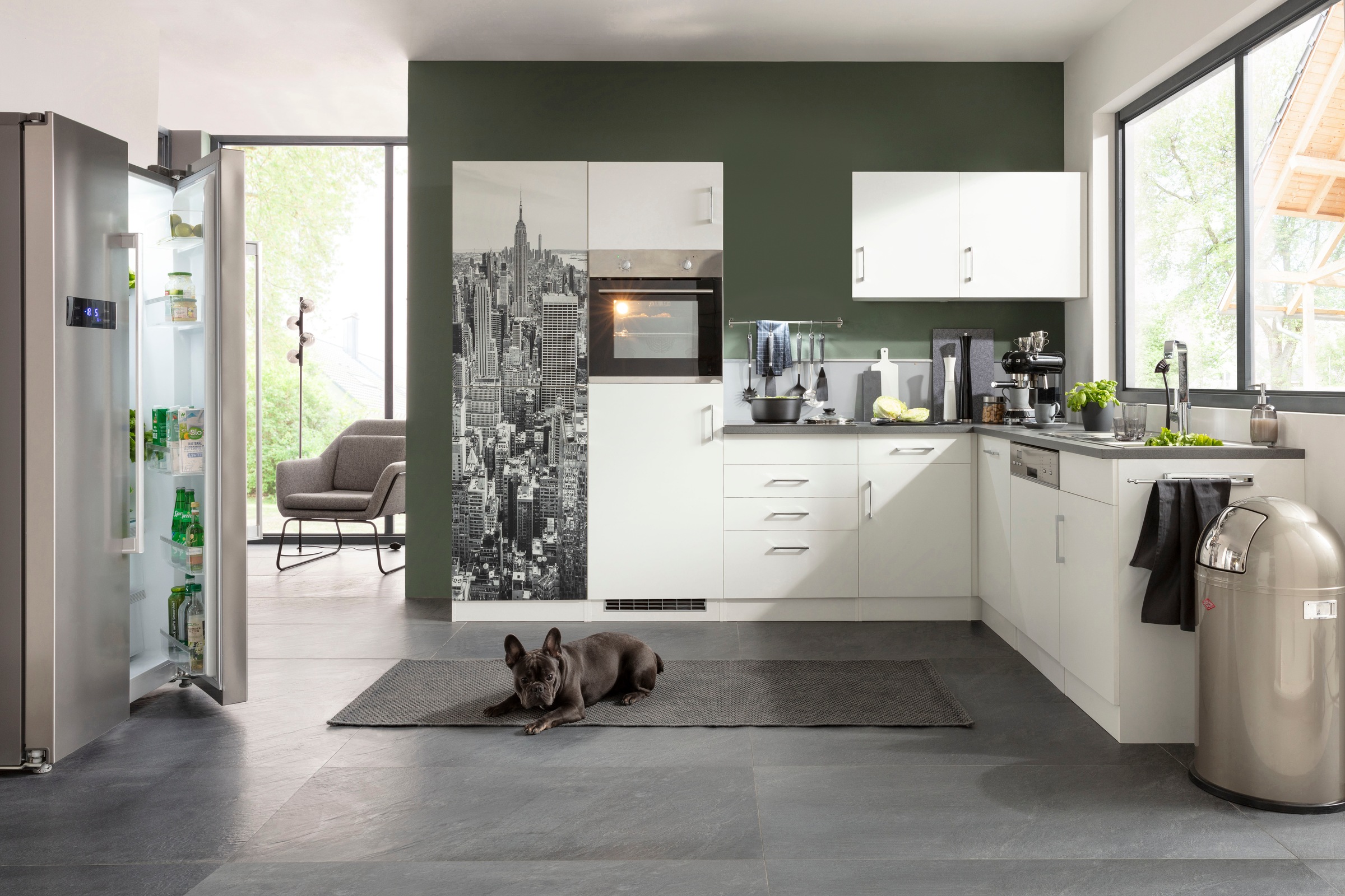 KOCHSTATION Küchenzeile »KS-Paris – Küchen mit einzigartigen Fotomotiven au günstig online kaufen