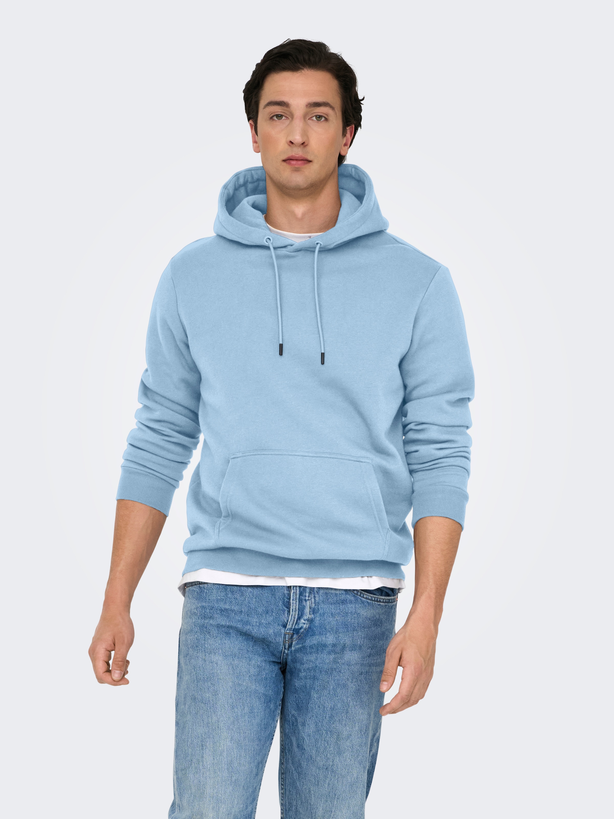 ONLY & SONS Kapuzensweatshirt »ONSCERES HOODIE SWEAT NOOS«, Baumwollmischung, regular fit
