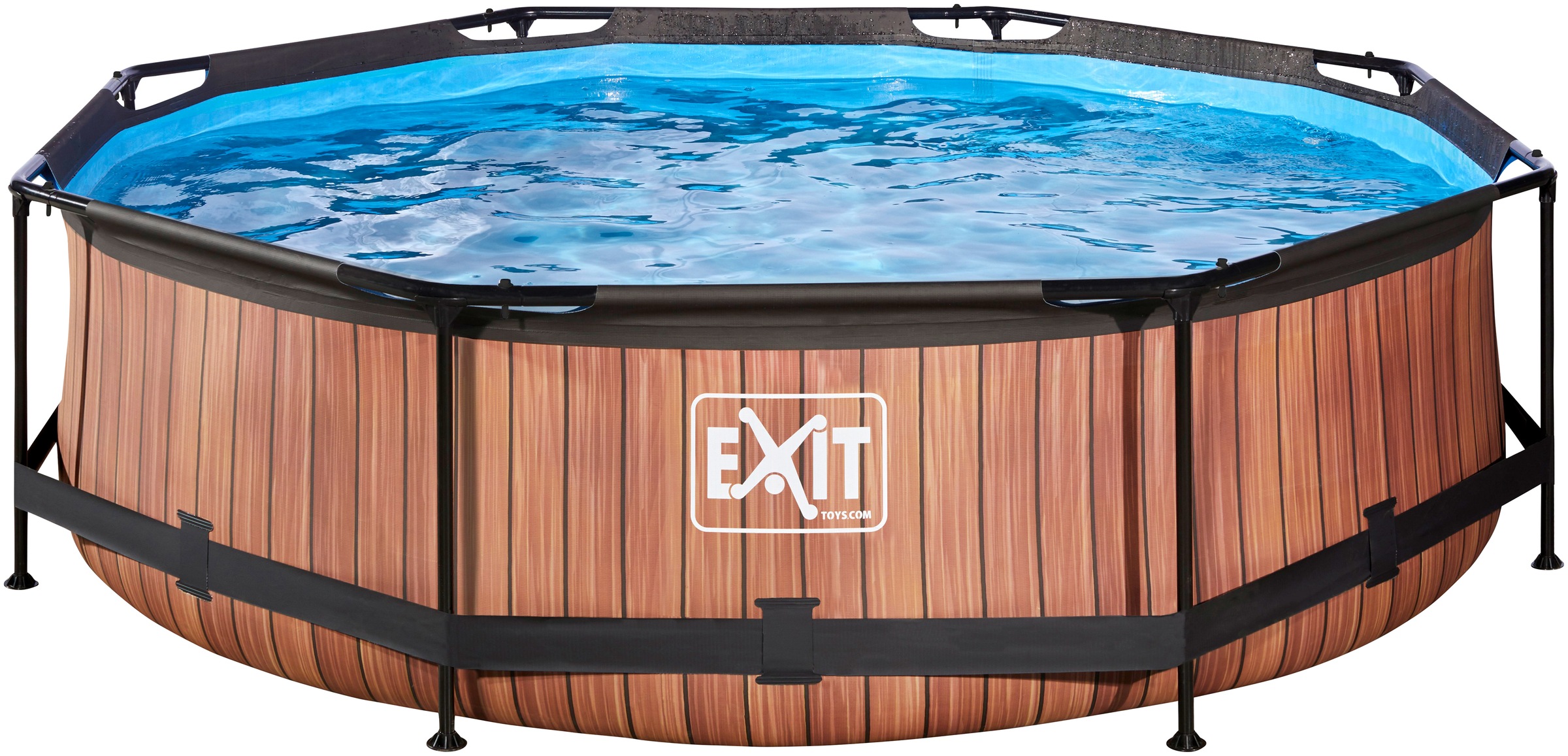EXIT Framepool »inkl. Kartuschen-Filterpumpe«, (Set, 3 tlg.), ØxH: 305 x 76 cm, mit Filterpumpe
