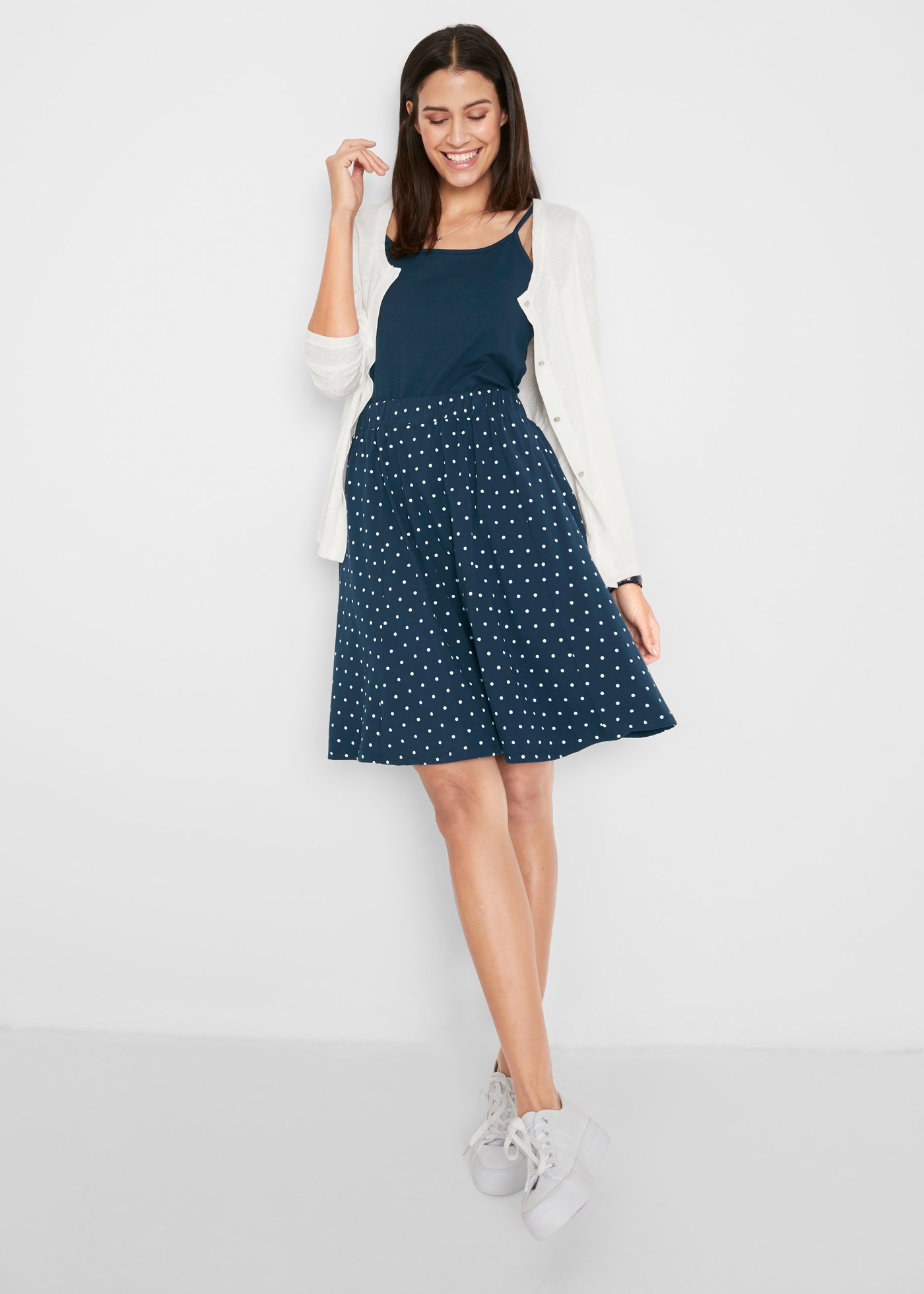 bonprix Jerseyrock, 2 Stk. Jersey-Rock (2er Pack)
