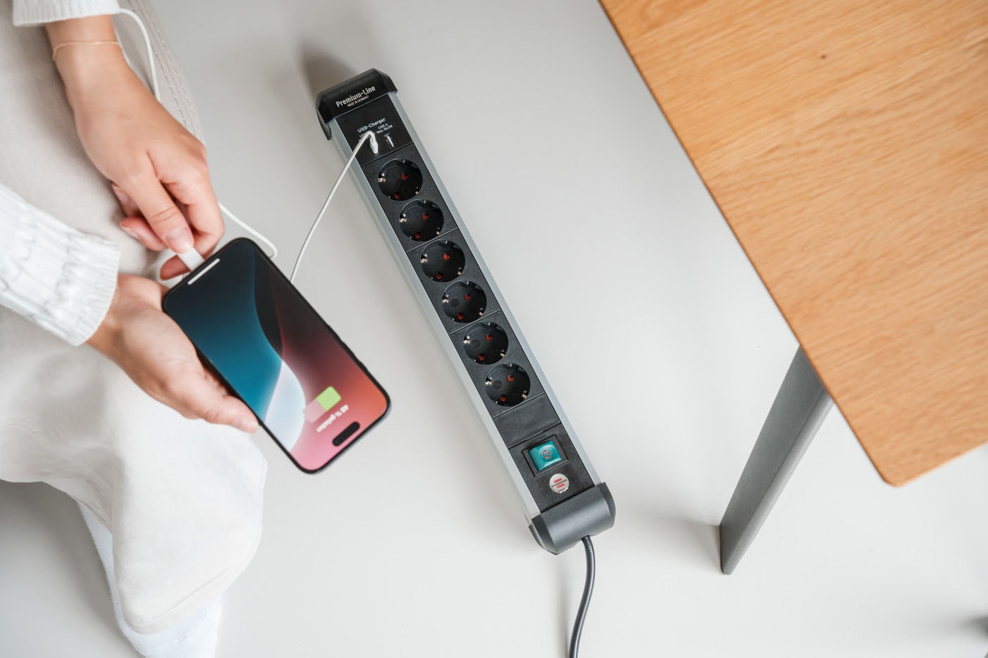 Brennenstuhl Steckdosenleiste »H05VV-F3G1,5, 3 m« (USB-Anschlüsse Kabellänge 3 m)