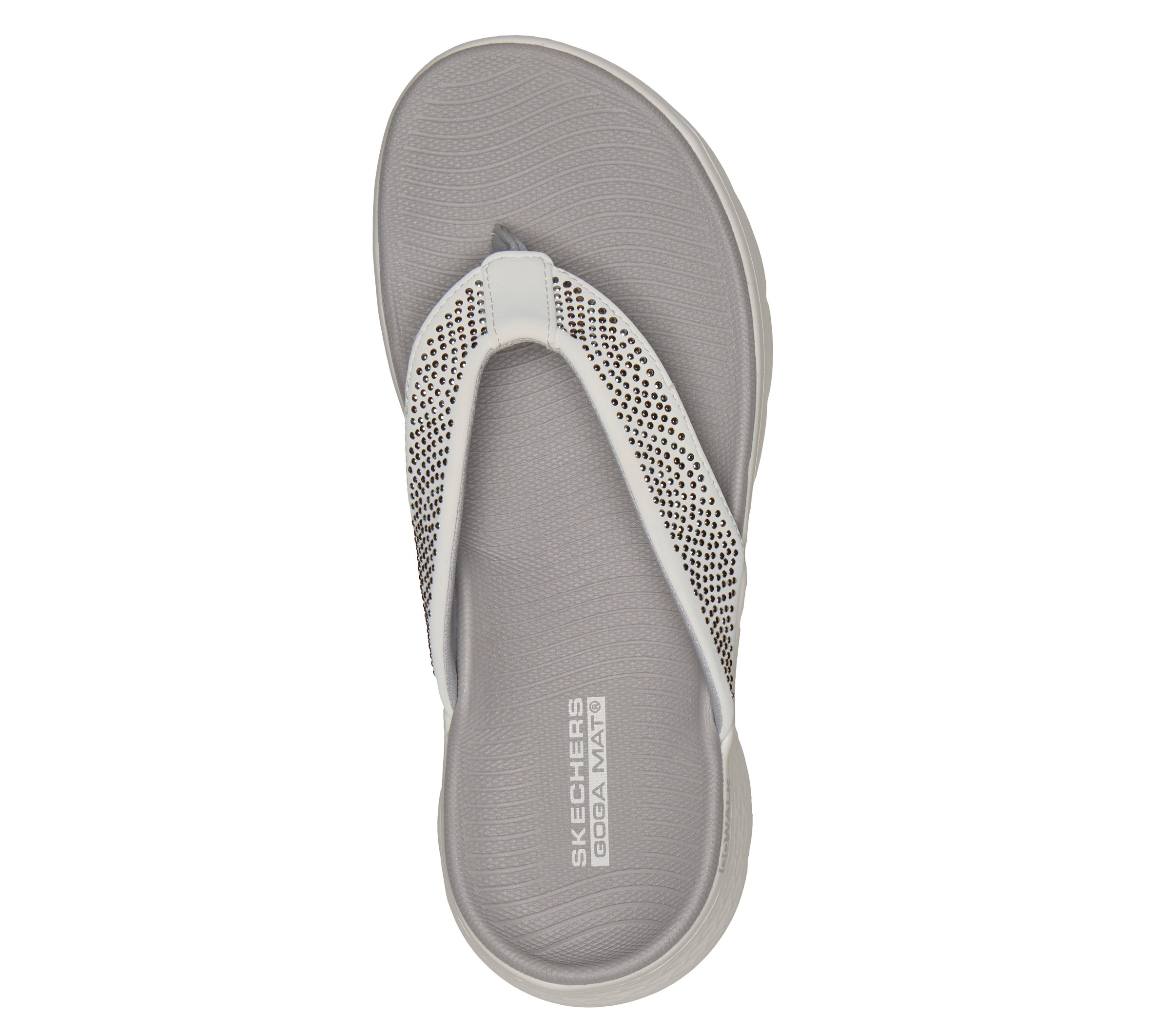 Skechers Zehentrenner »GO WALK FLEX SANDAL«  Sommerschuh, Badeschuh, Strandschuh mit Nietenverzierung