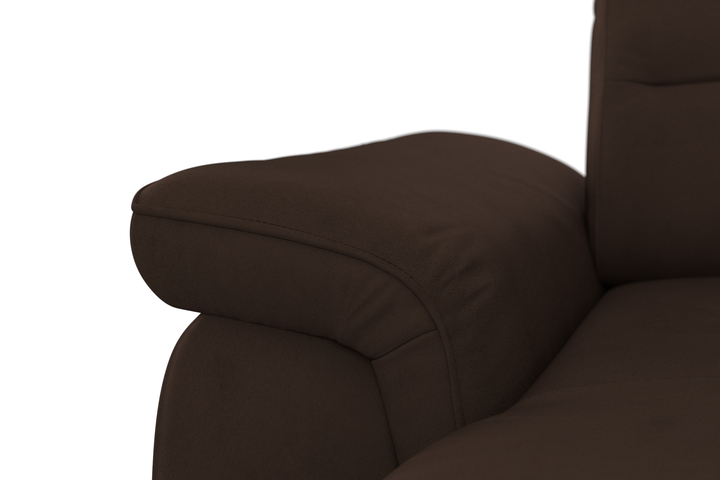 sit&more Wohnlandschaft »Sinatra U-Form«, optional mit Kopfteilverstellung und Armteilfunktion, Metallfüße