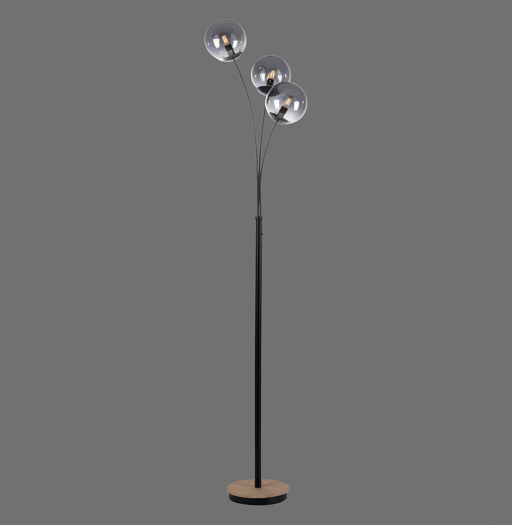 JUST LIGHT Stehlampe »GREEN WIDO«, 3 flammig, Leuchtmittel E14 | ohne Leuchtmittel