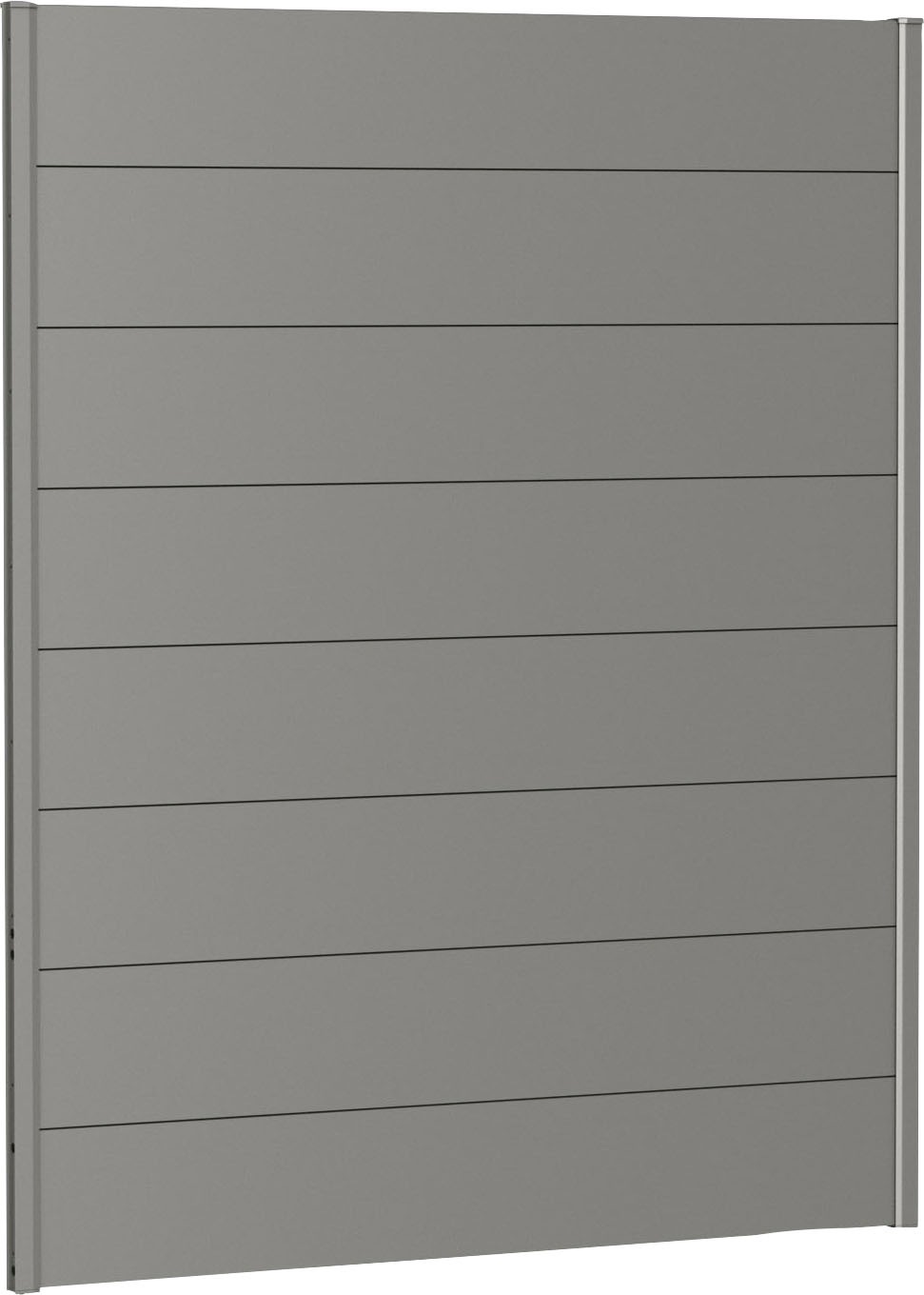 Bild von Biohort Sichtschutzelement, 8 Metall-Paneele und 2 Führungsschienen, LxH: 145x182 cm