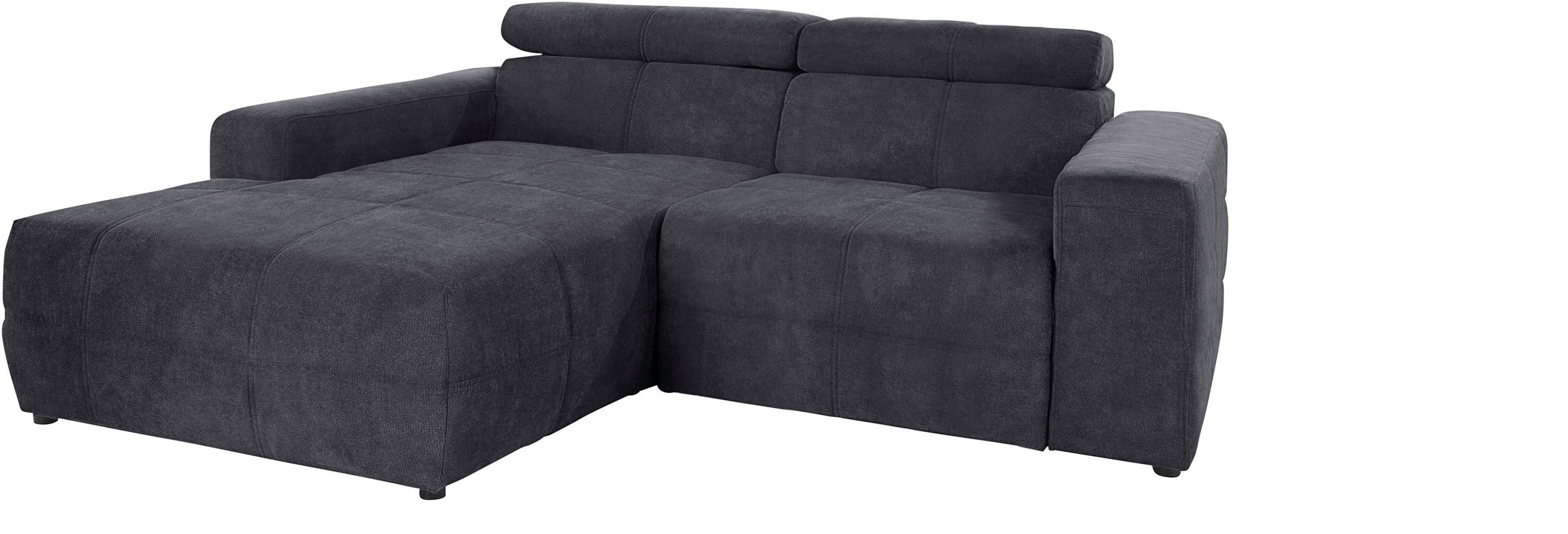 DOMO collection Ecksofa »Brandon, inkl. Kopfteilverstellung, B/T/H: 214/100 günstig online kaufen