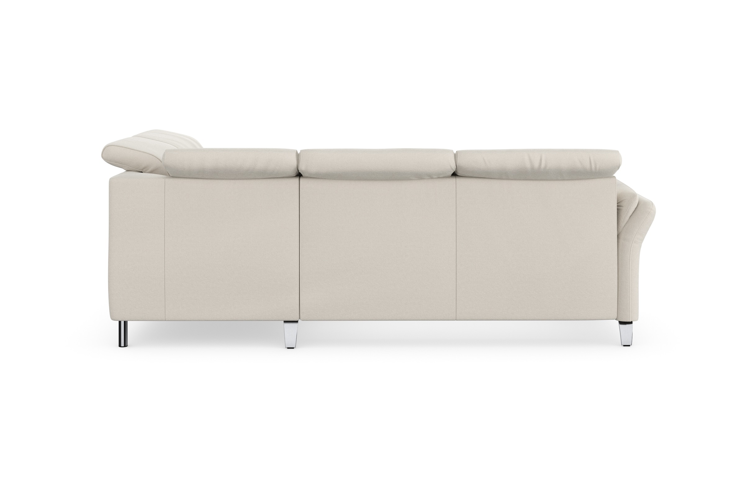 sit&more Ecksofa »Grenoble L-Form mit Federkern«, wahlweise mit Bettfunktion, Bettkasten, Arm- und Kopfteilverstellung