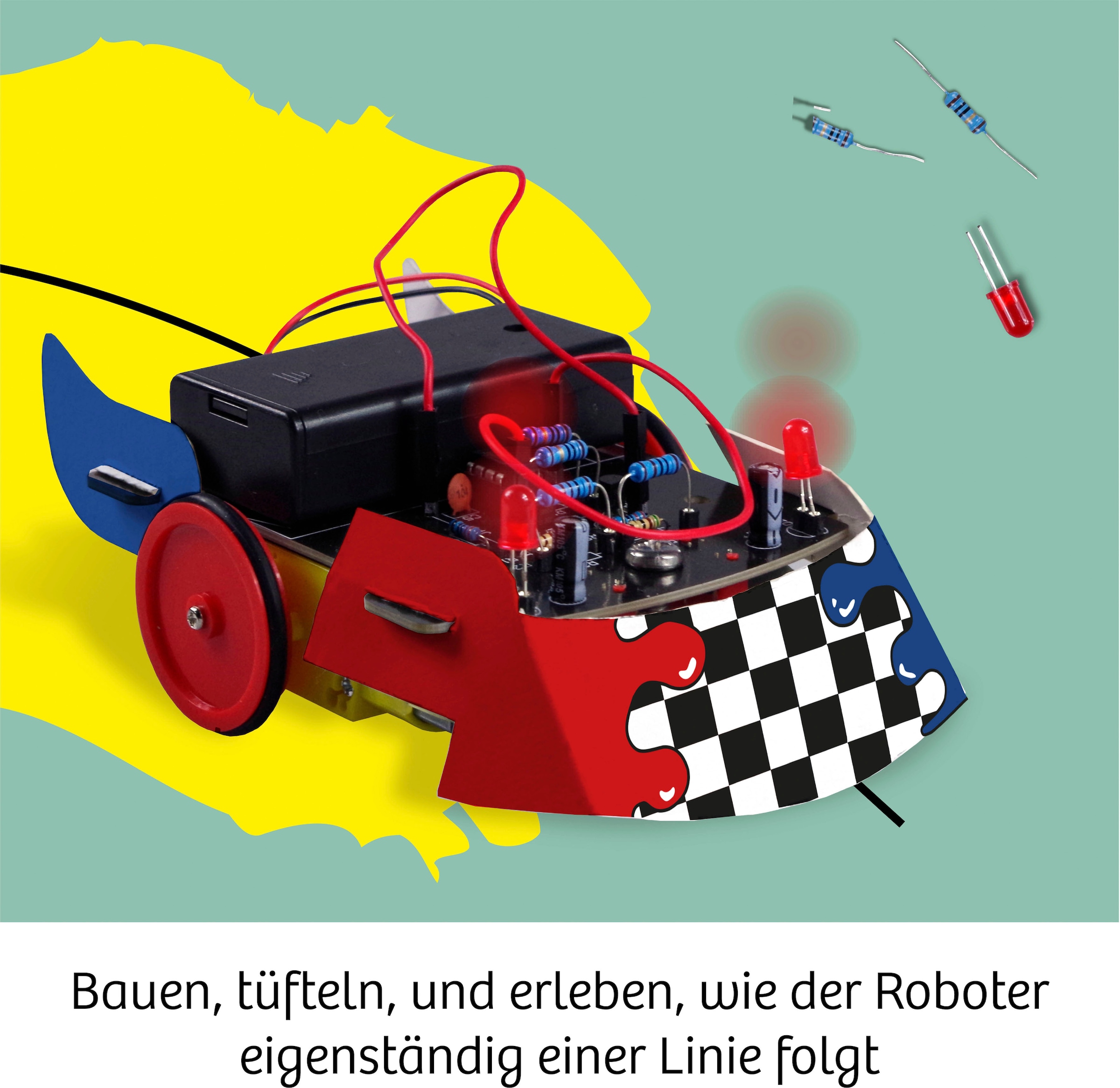 Kosmos Experimentierkasten »Line-Follow Robot«