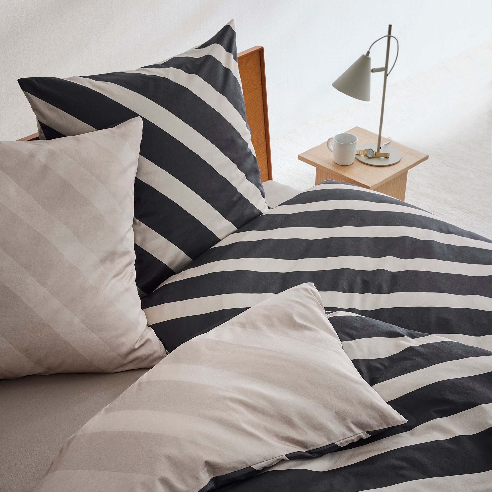 s.Oliver Bettwäsche »Satinbettwäsche s.Oliver«, minimalistisches Streifendesign