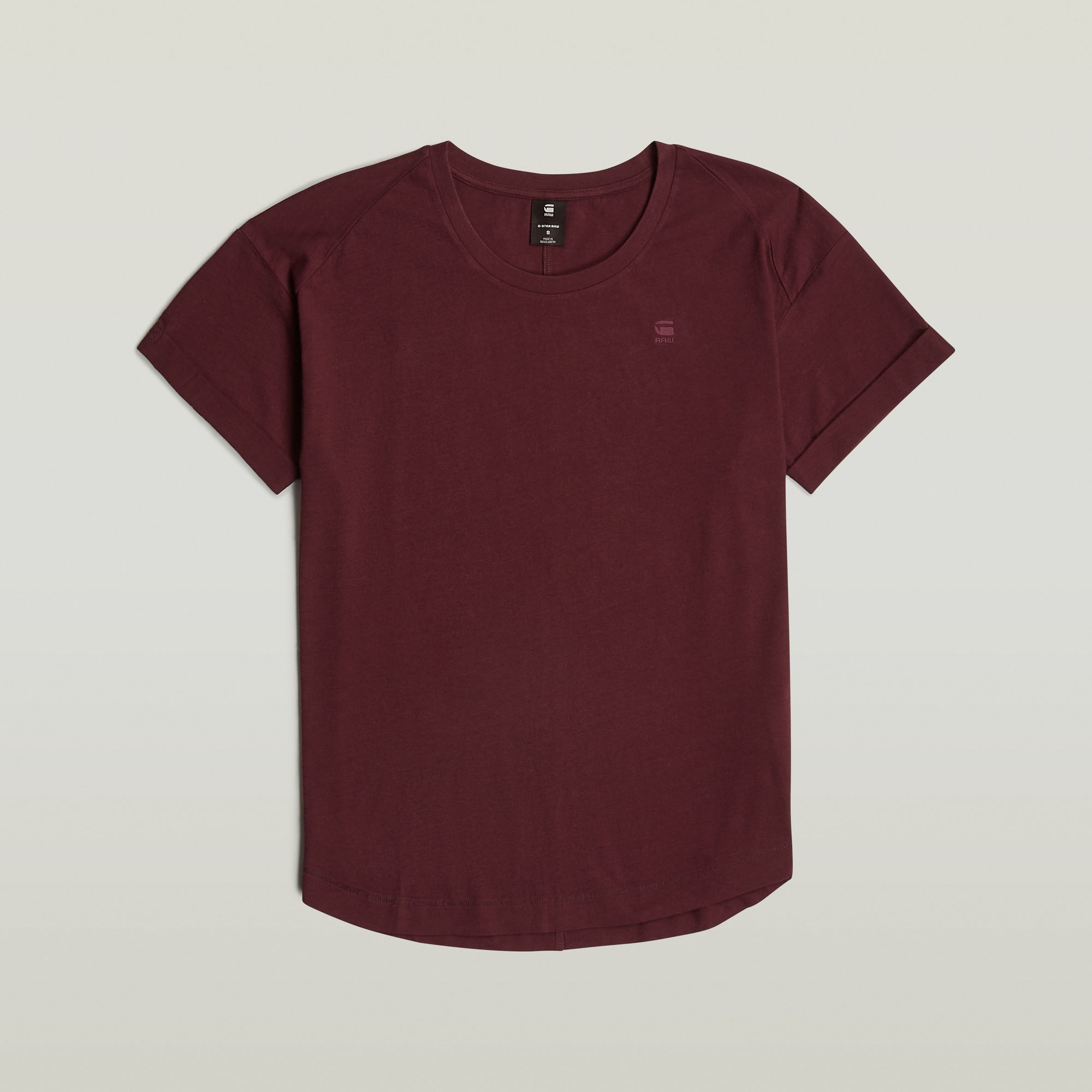 G-STAR T-Shirt »Rolled up« mit umgeschlagenen Ärmeln
