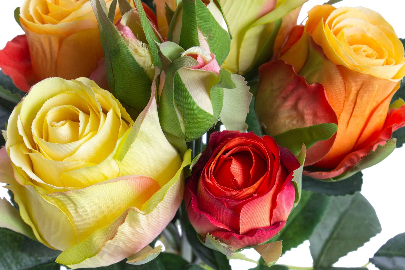 Botanic-Haus Kunstblume »Rosenstrauß mit 5 Rosen und 3 Knospen« auf  Rechnung kaufen