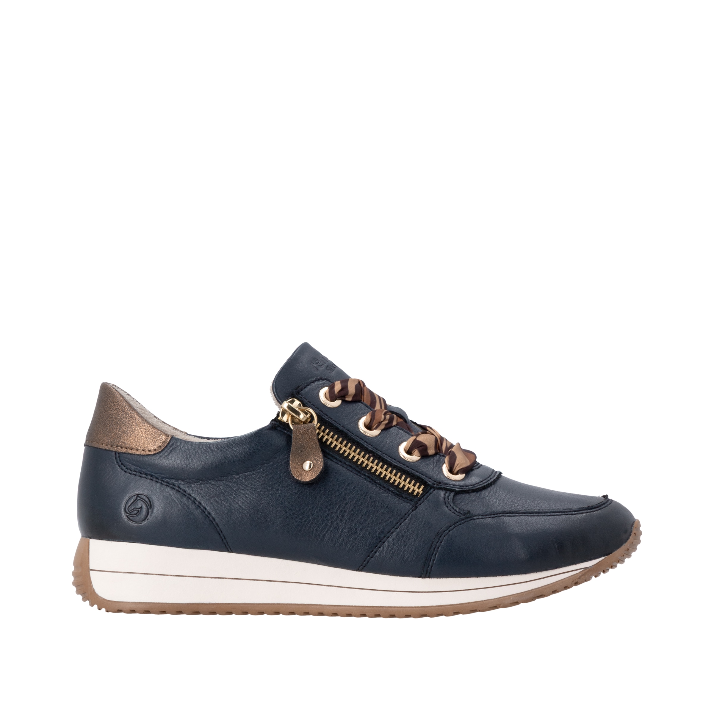 Remonte Keilsneaker  Freizeitschuh, Halbschuh, Schnürschuh mit Außenreißverschluss
