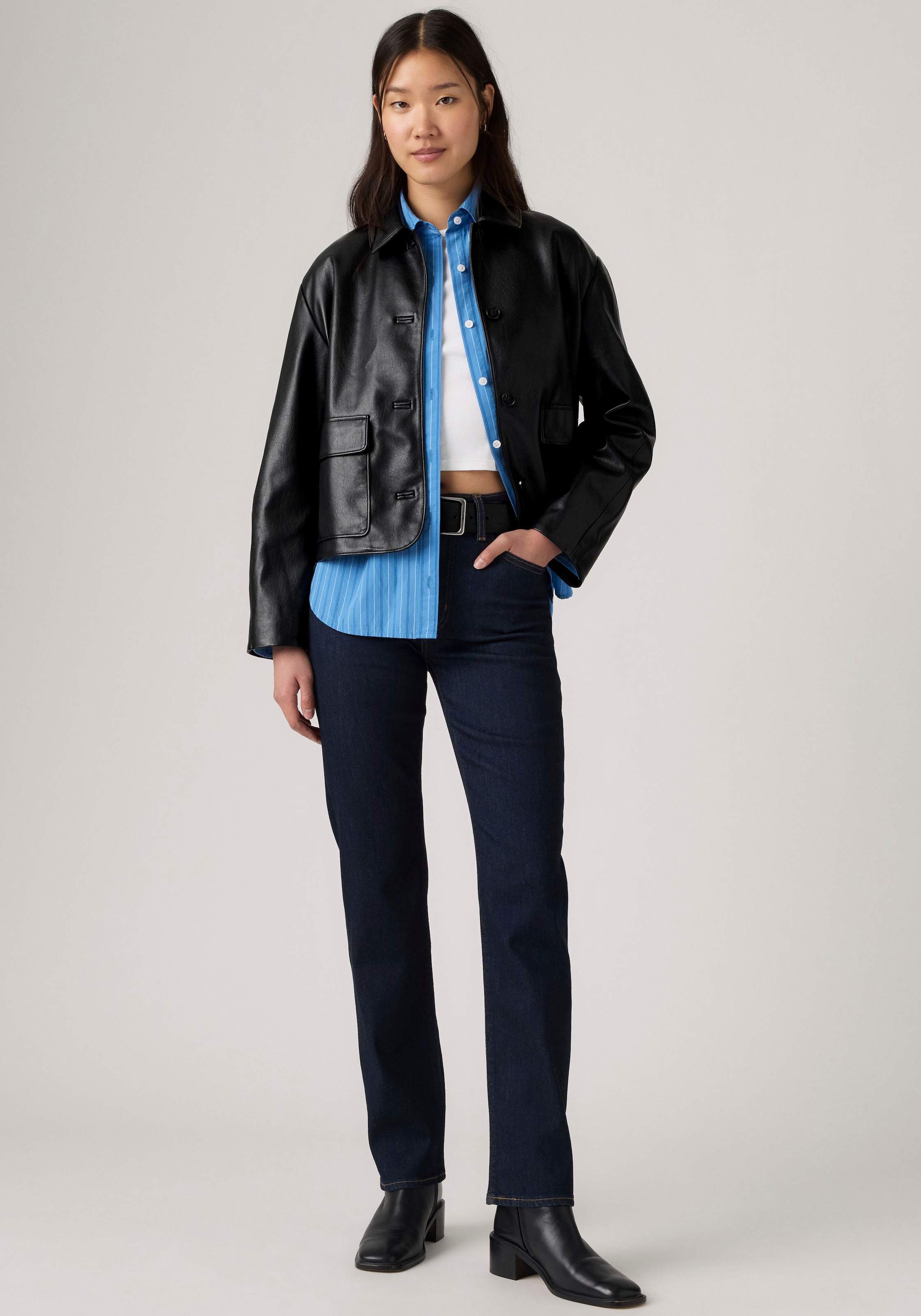 Levi's® Slim-fit-Jeans »722 HIGH RISE SLIM« mit Lyocell und Stretch