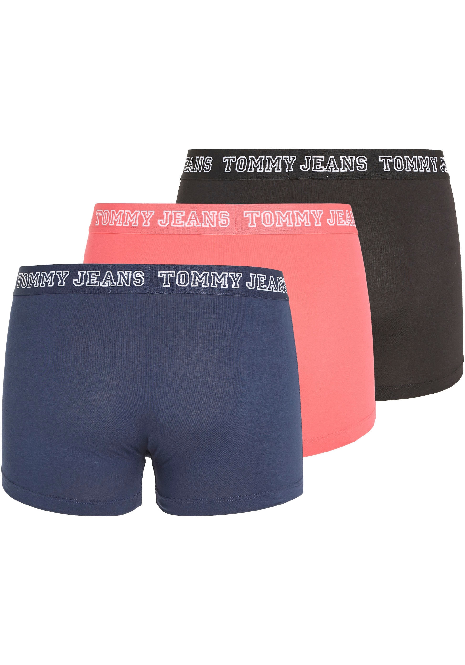 Tommy Hilfiger Underwear Tommy 3 TRUNK »3P St., 3er-Pack), Logo-Elastikbund mit DTM«, Trunk Jeans (Packung, bestellen