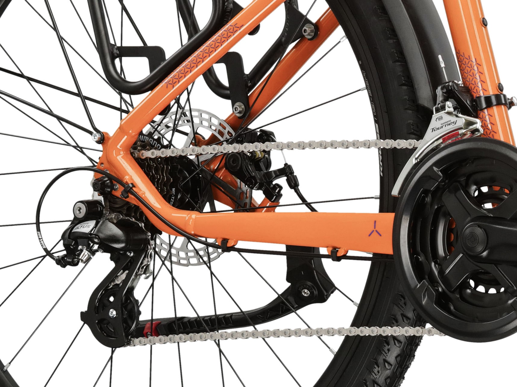 Kross Mountainbike »KROSS MTB Hardtail Lea 2.0 27,5" orange«, 21 Gang, Shimano, ALTUS M310 Schaltwerk, Kettenschaltung