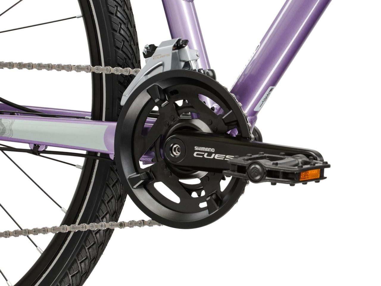 Kross Crossrad »Evado 5.0 lila 18 Gänge« 18 Gang Shimano CUES U3020 Schaltwerk Kettenschaltung