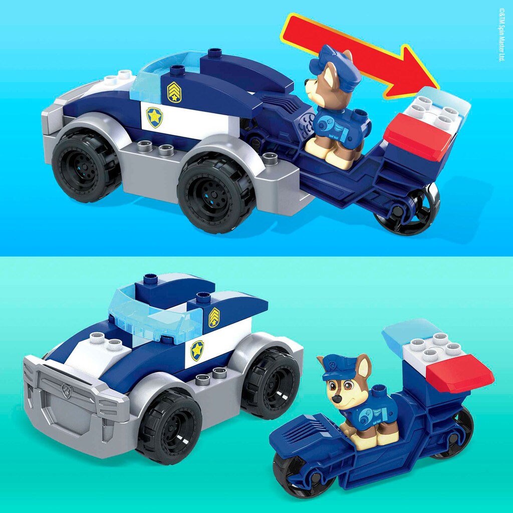 MEGA BLOKS Konstruktionsspielsteine »Paw Patrol Polizei«, (31 St.)