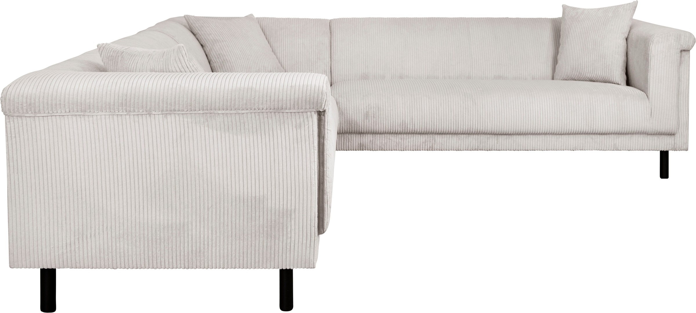Home affaire Ecksofa »AGNIA L-Form B/T/H: 244/244/71 cm« incl. Zierkissen, günstig online kaufen
