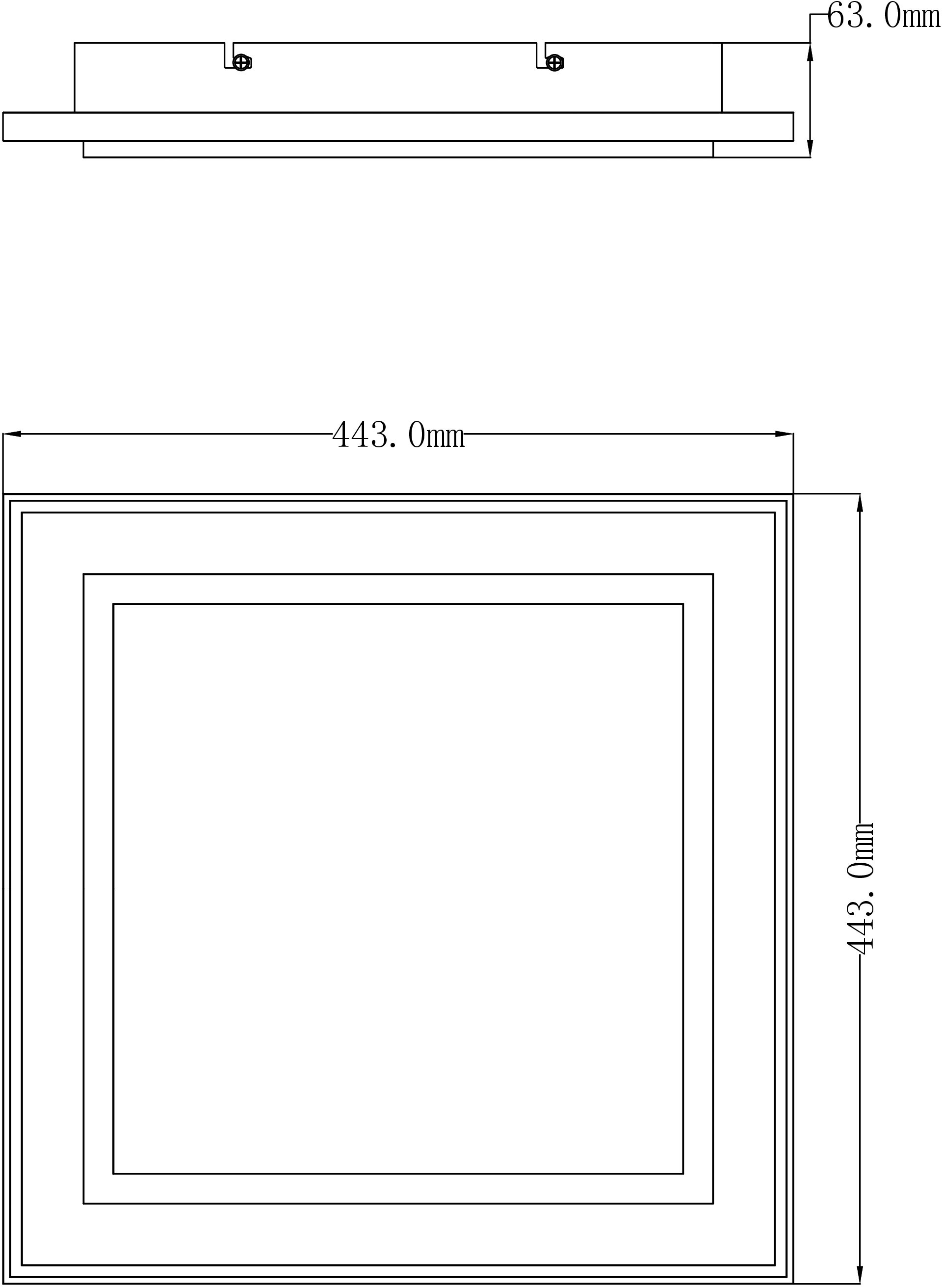 GLOBO LIGHTING Deckenleuchte »MURPHY« LED-Modul 1 Stk. warmweiß - kaltweiß Deckenlampe Wohnzimmer-Leuchte Schlafzimmer-Leuchte Flur Küche