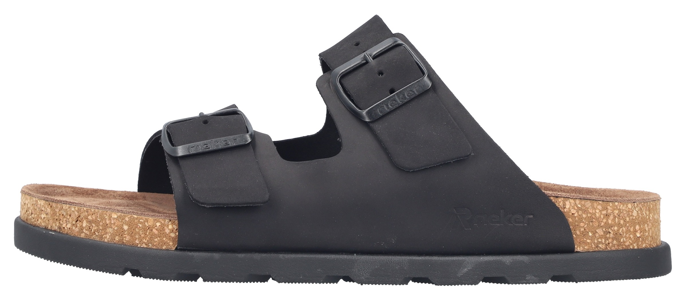 Rieker Pantolette  Sommerschuh, Strandschuh, Hausschuh mit bequemem Fußbett