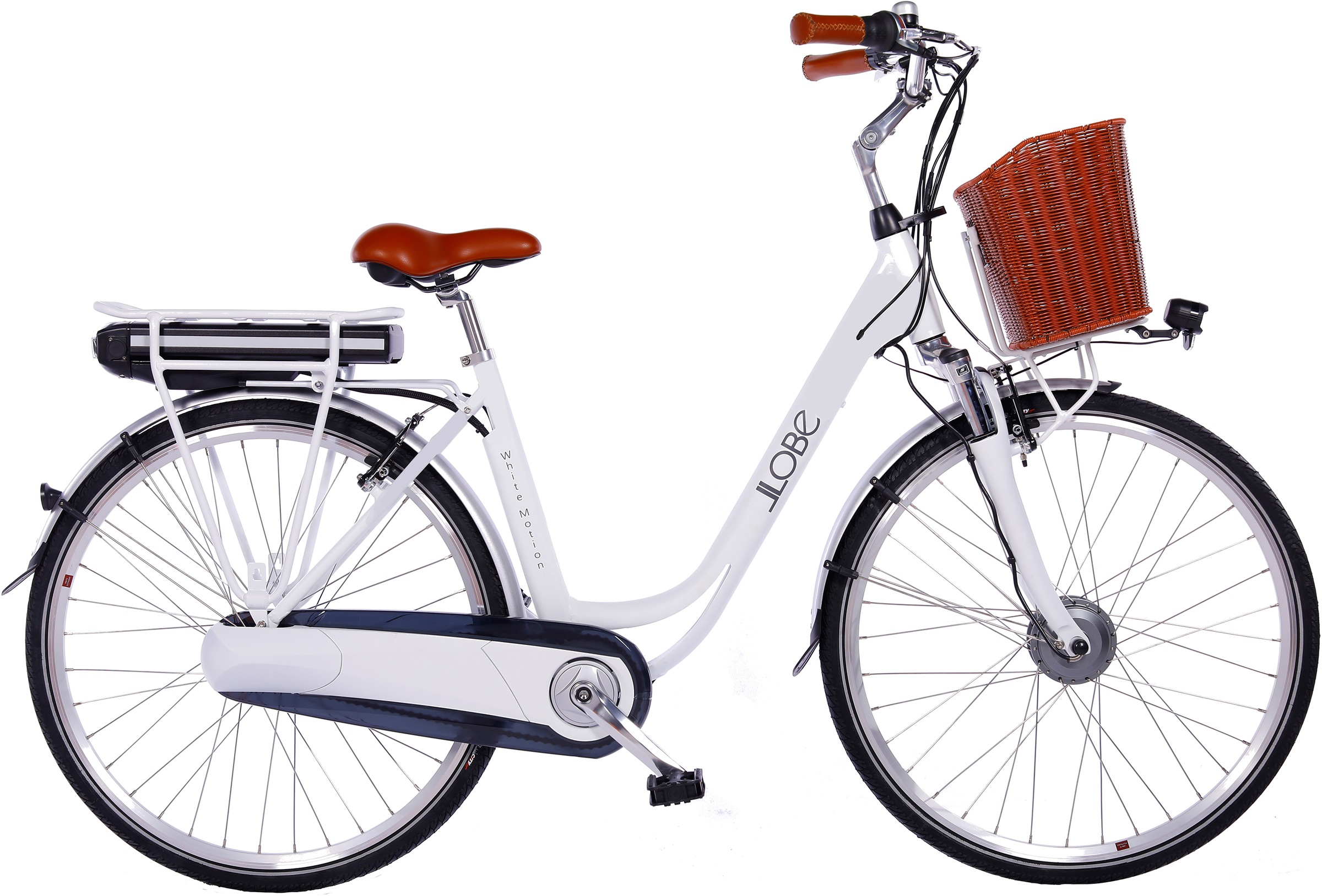 LLobe E-Bike »White Motion 2.0, 15,6Ah«, 7 Gang, Shimano, Frontmotor 250 W, (mit... kaufen