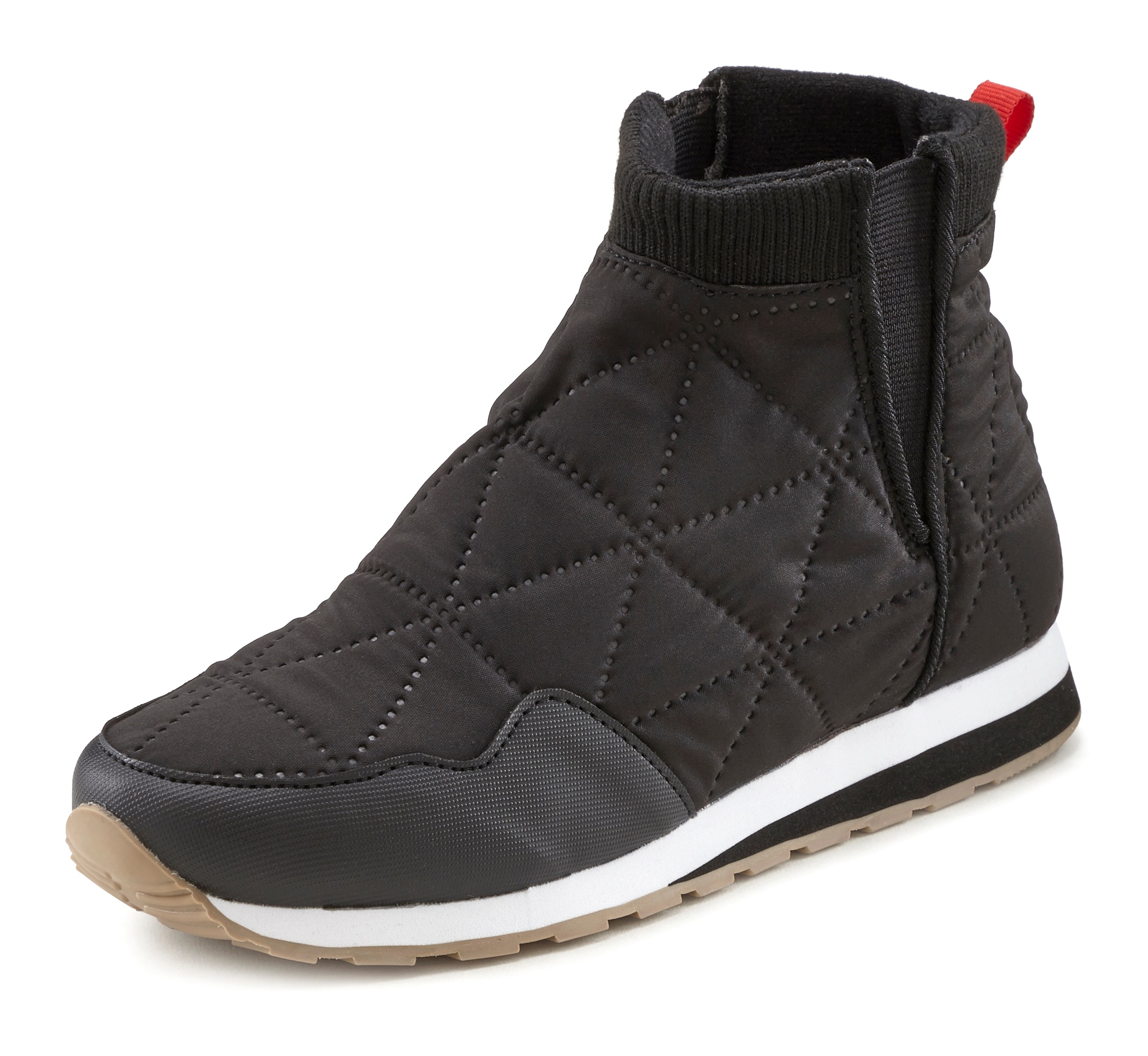 LASCANA Winterstiefelette, in modischer Stepp-Optik, Ankle Stiefeletten, Outdoor Boots, Sneaker