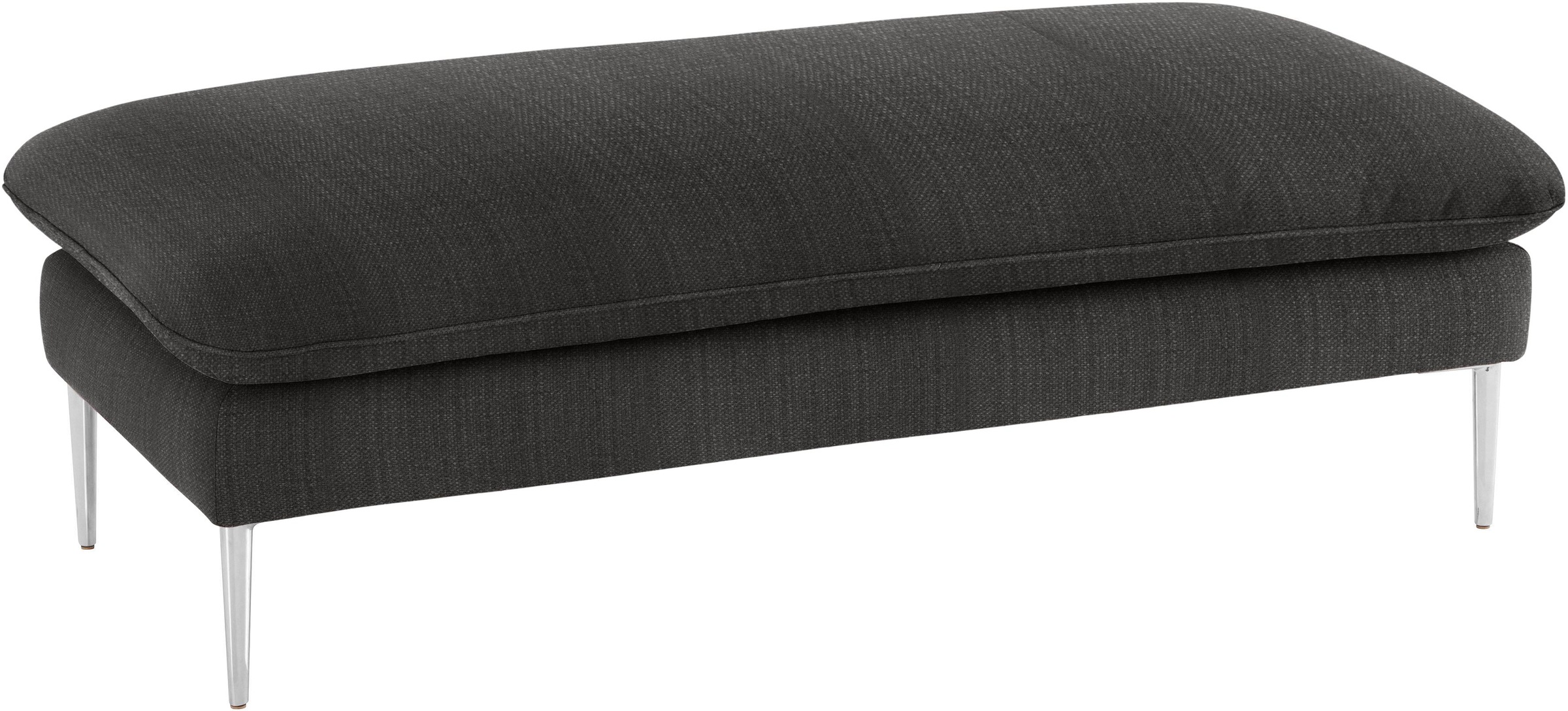 W.SCHILLIG Hocker "enjoy&MORE" Füße Chrom glänzend, Breite 151 cm günstig online kaufen