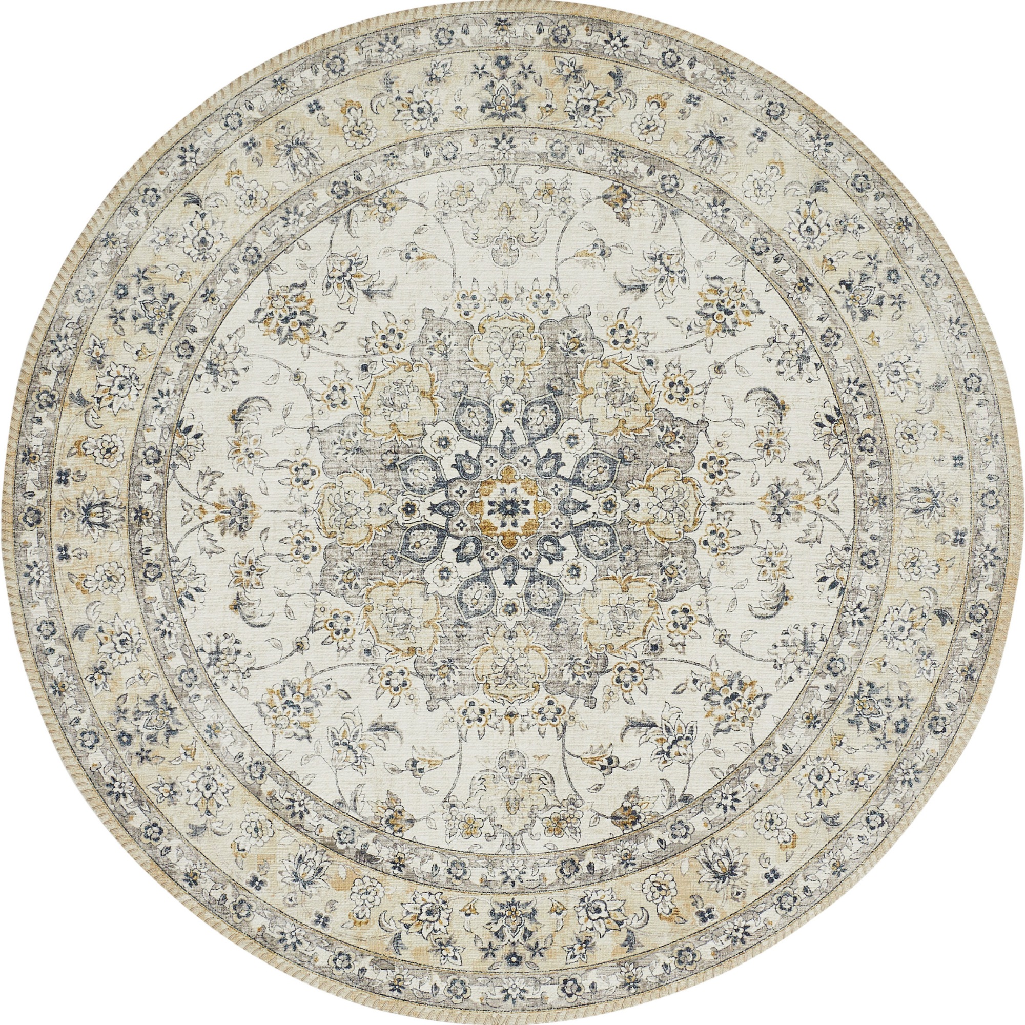 LUXOR living Teppich »Prima 3«, rund, 7 mm Höhe, Kurzflor, Orient-Optik, Vi günstig online kaufen