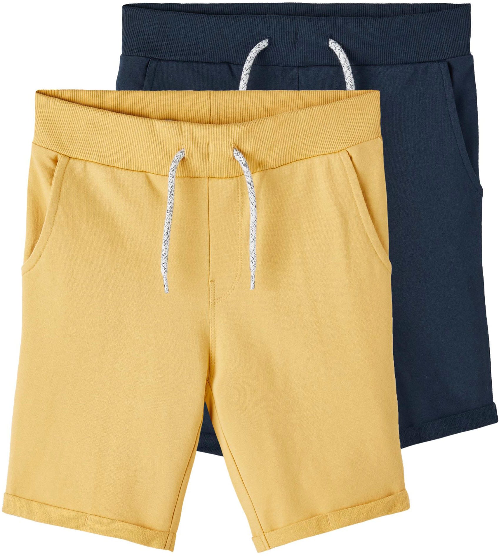 Bild von Name It Sweatshorts »NKMVERMO 2P LONG SWE SHORTS UNB F NOOS«, (Packung, 2 tlg.)