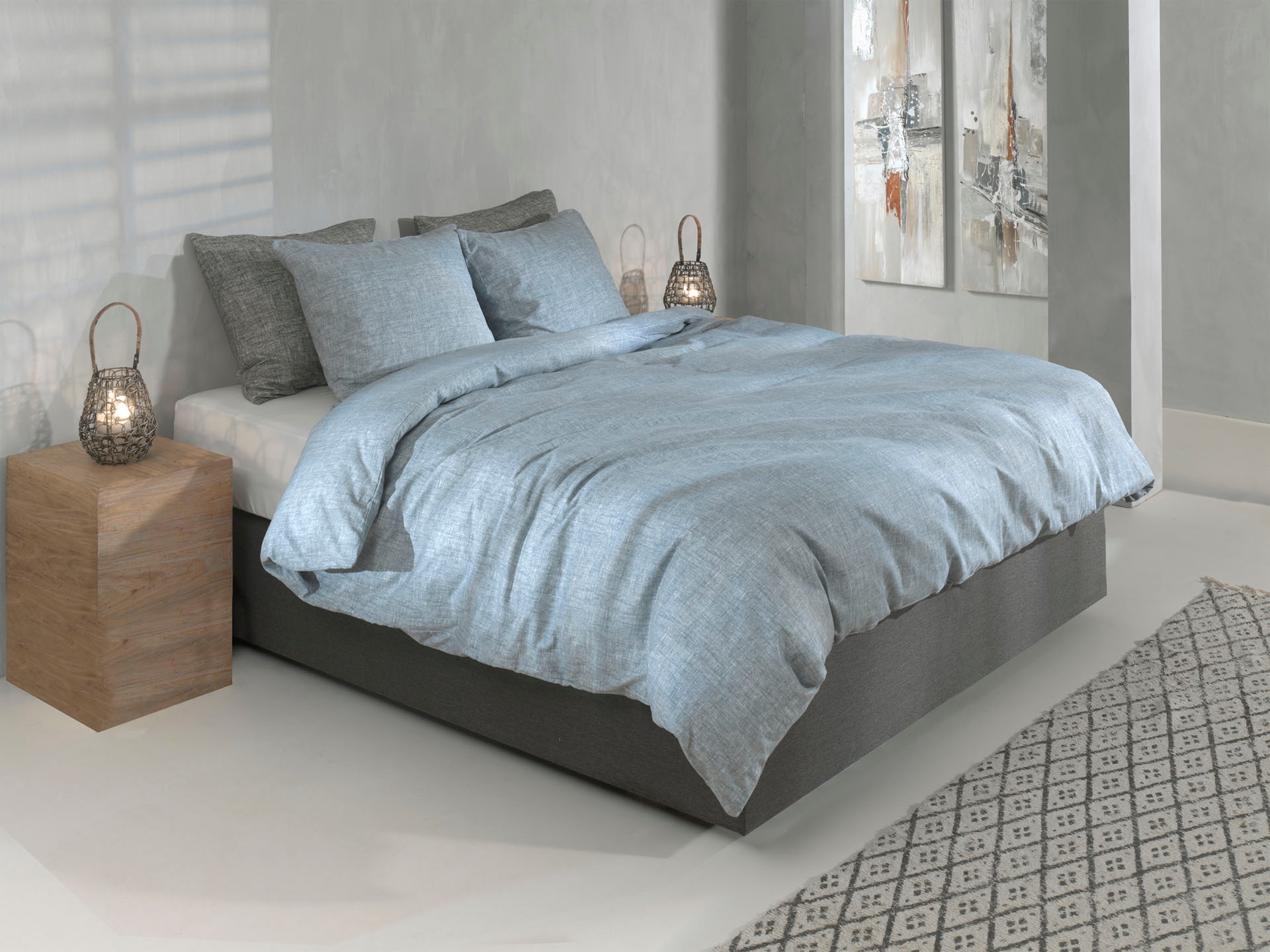 ZO HOME Bettwäsche »Flanella-di-Lino« 2 Stk. tlg. Bettwäsche aus 100% Baumwolle, hochwertiges Flanell