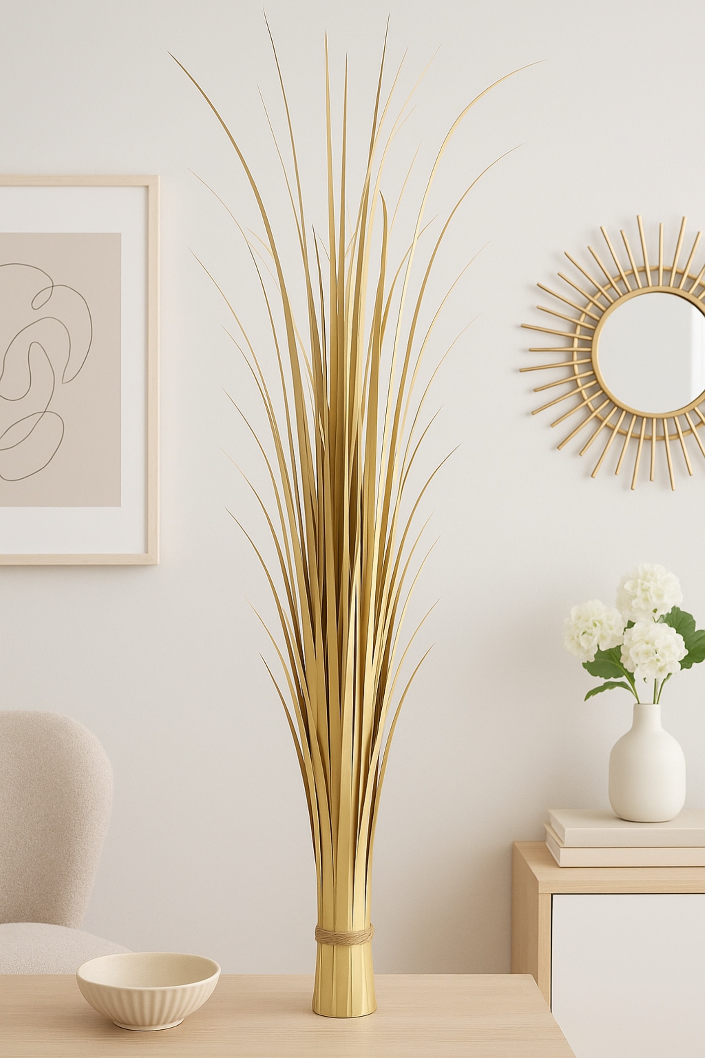 I.GE.A. Kunstpflanze »Grasbündel« Grasarrangement Künstlich Gras Busch Deko günstig online kaufen