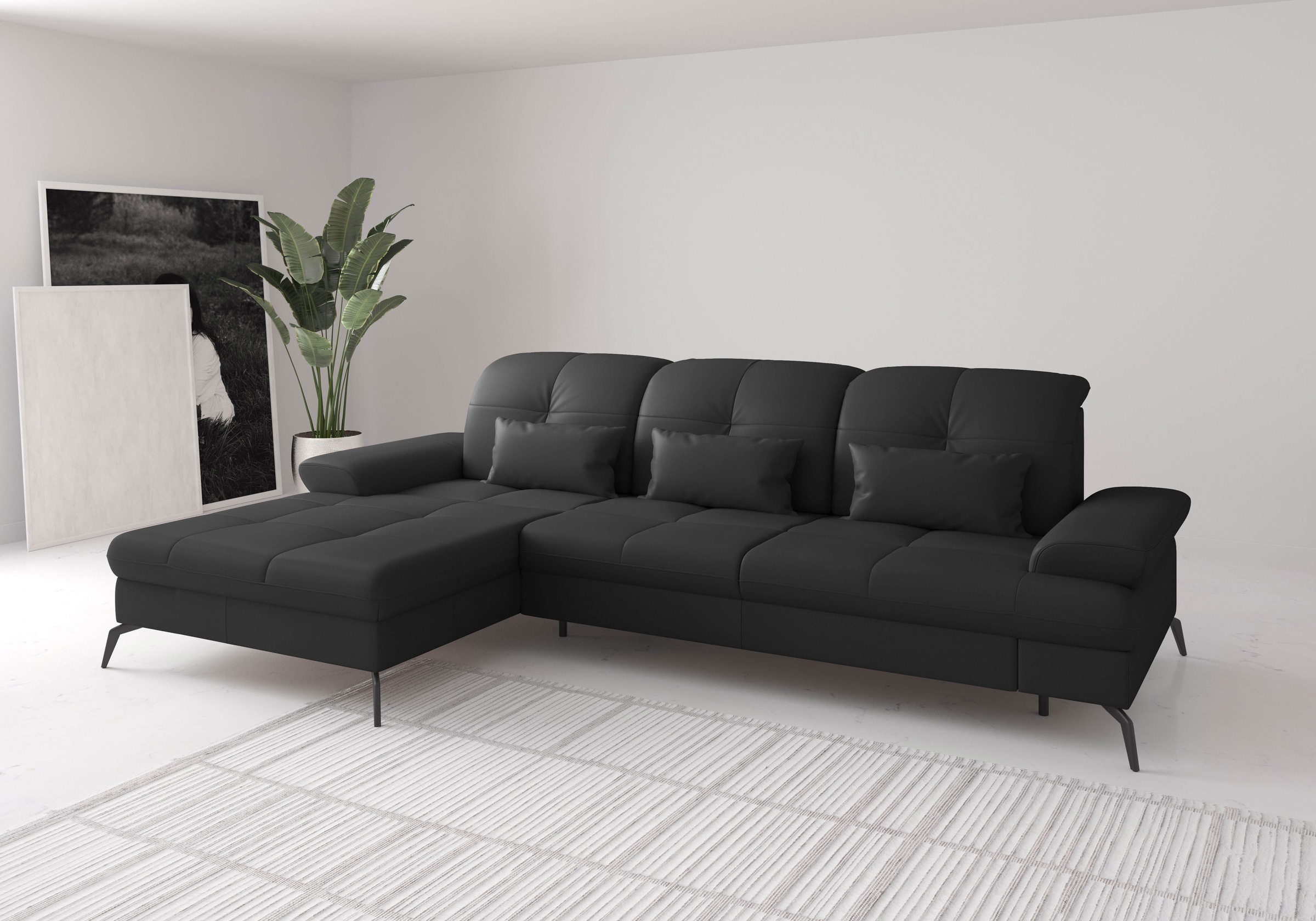 sit&more Ecksofa »Amica, L-Form, inkl. Sitztiefenverstellung & Armteilverst günstig online kaufen