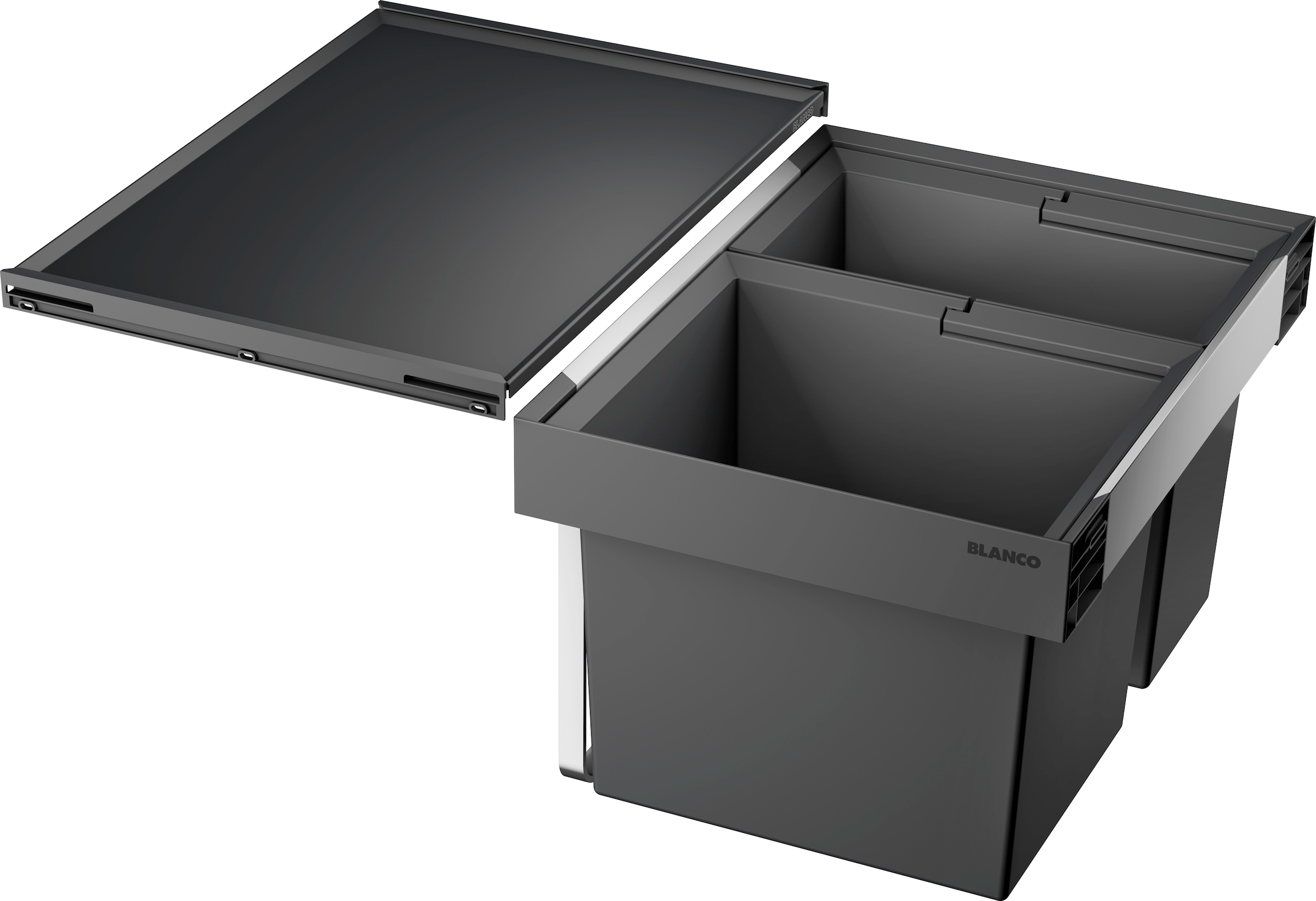 Blanco Mülltrennsystem »Flexon II 60/2«, 2 Behälter, Kunststoff, Stahlblech günstig online kaufen