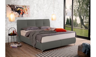 Boxspringbett »Vicky«, getuftetes Kopfteil, inklusive Partnermatratze, verschiedene...