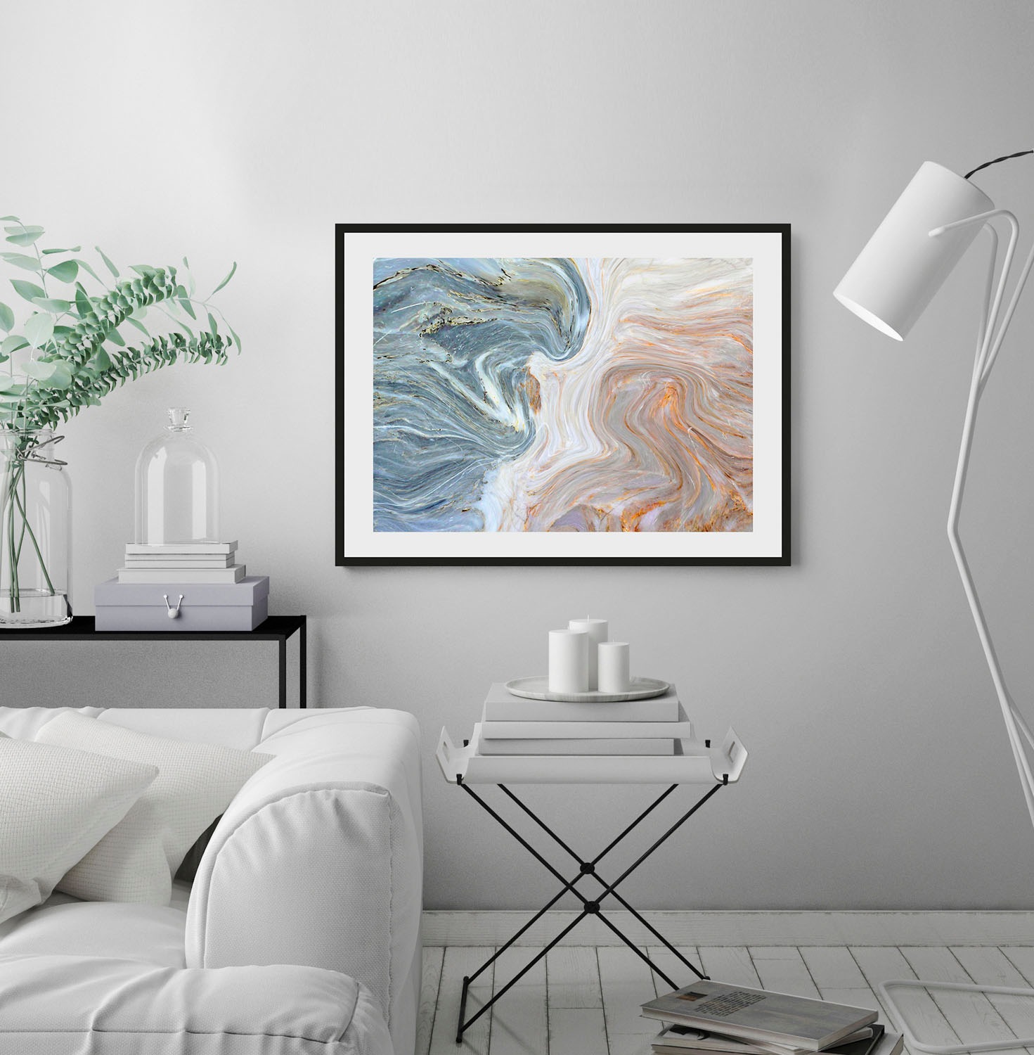 queence Bild »Baltasar«, Abstrakt-Marmor-Kunst-Gemälde, (1 St.), HD Premium günstig online kaufen