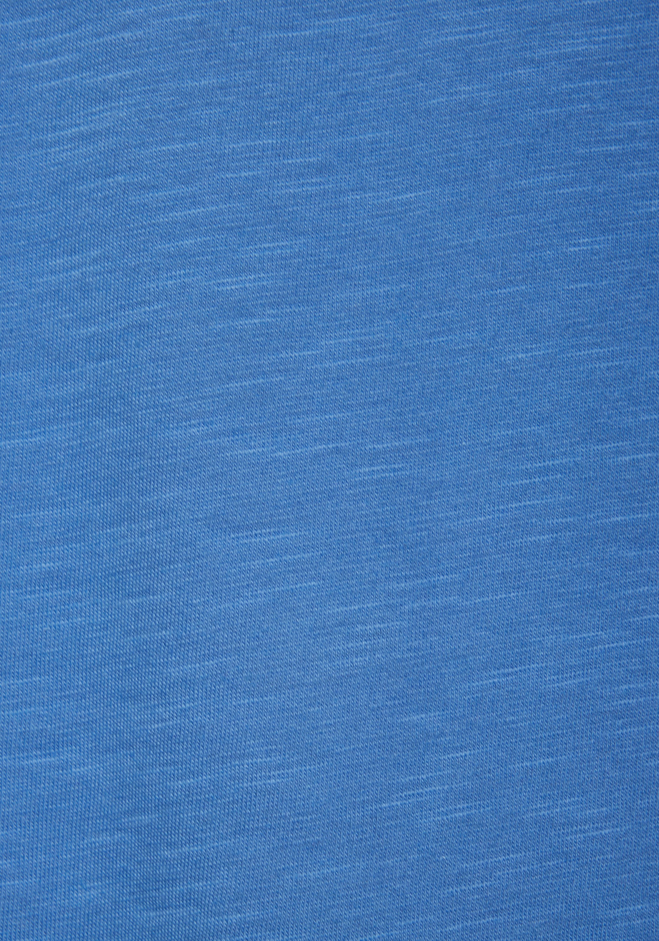 Vivance T-Shirt »mit goldenfarben schimmerndem Folienprint« aus weicher Baumwoll-Qualität