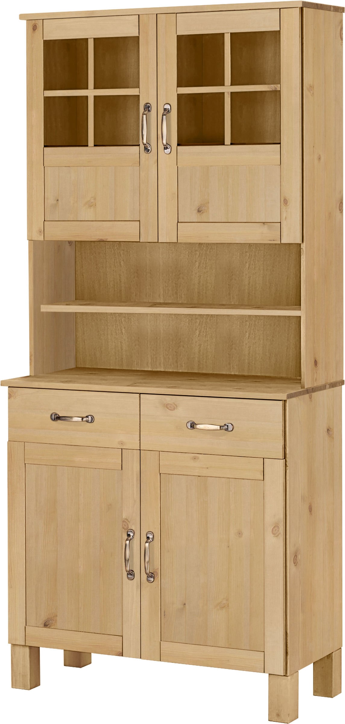 Home affaire Küchenbuffet »Alby« Breite 85 cm, 2 Glastüren