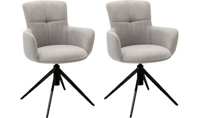 MCA furniture Esszimmerstuhl »Mecana«, (Set), 2 St., 2er Set Materialmix, Stuhl 360°... kaufen