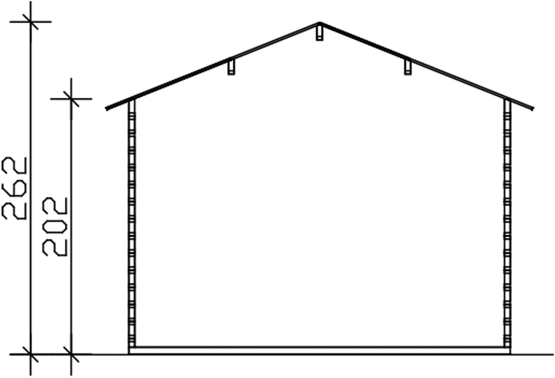 Skanholz Gartenhaus »Narvik 1«