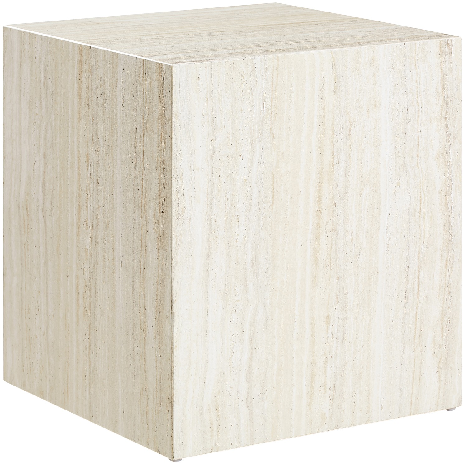 SalesFever Beistelltisch, quadratisch 45x45 cm, in Marmoroptik foliert