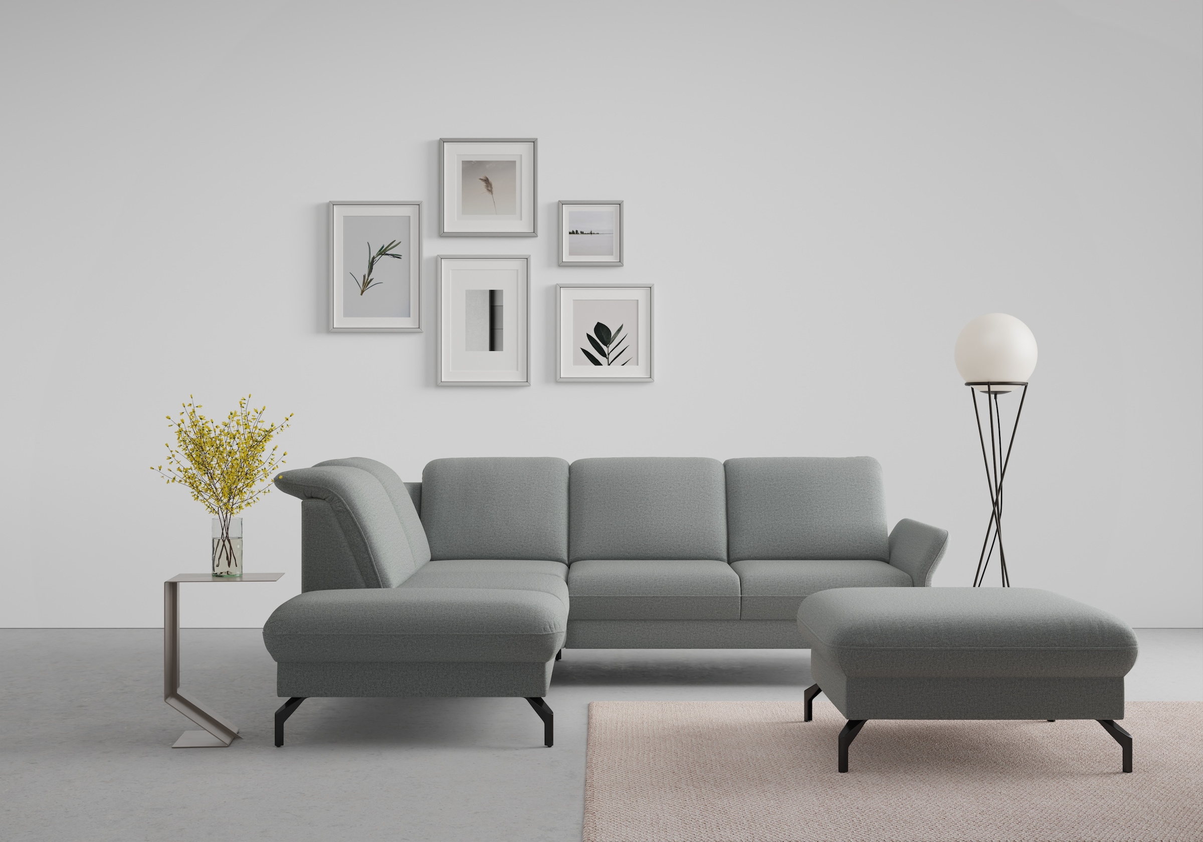 sit&more Ecksofa "Fashion L-Form", wahlweise mit Kopfteilverstellung und Vo günstig online kaufen